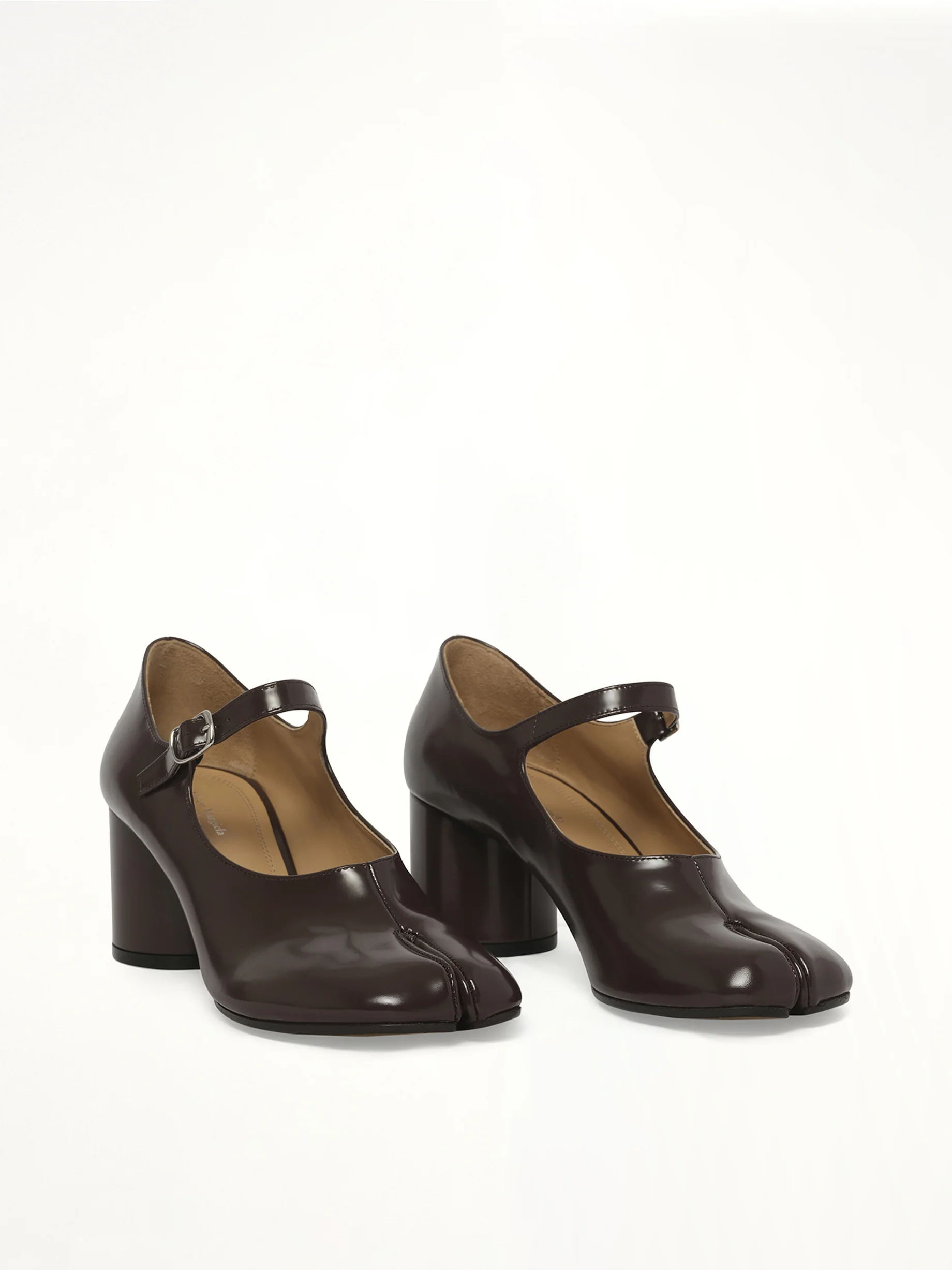 Tabi Mary Jane 6cm Heel in Moka - Image 2