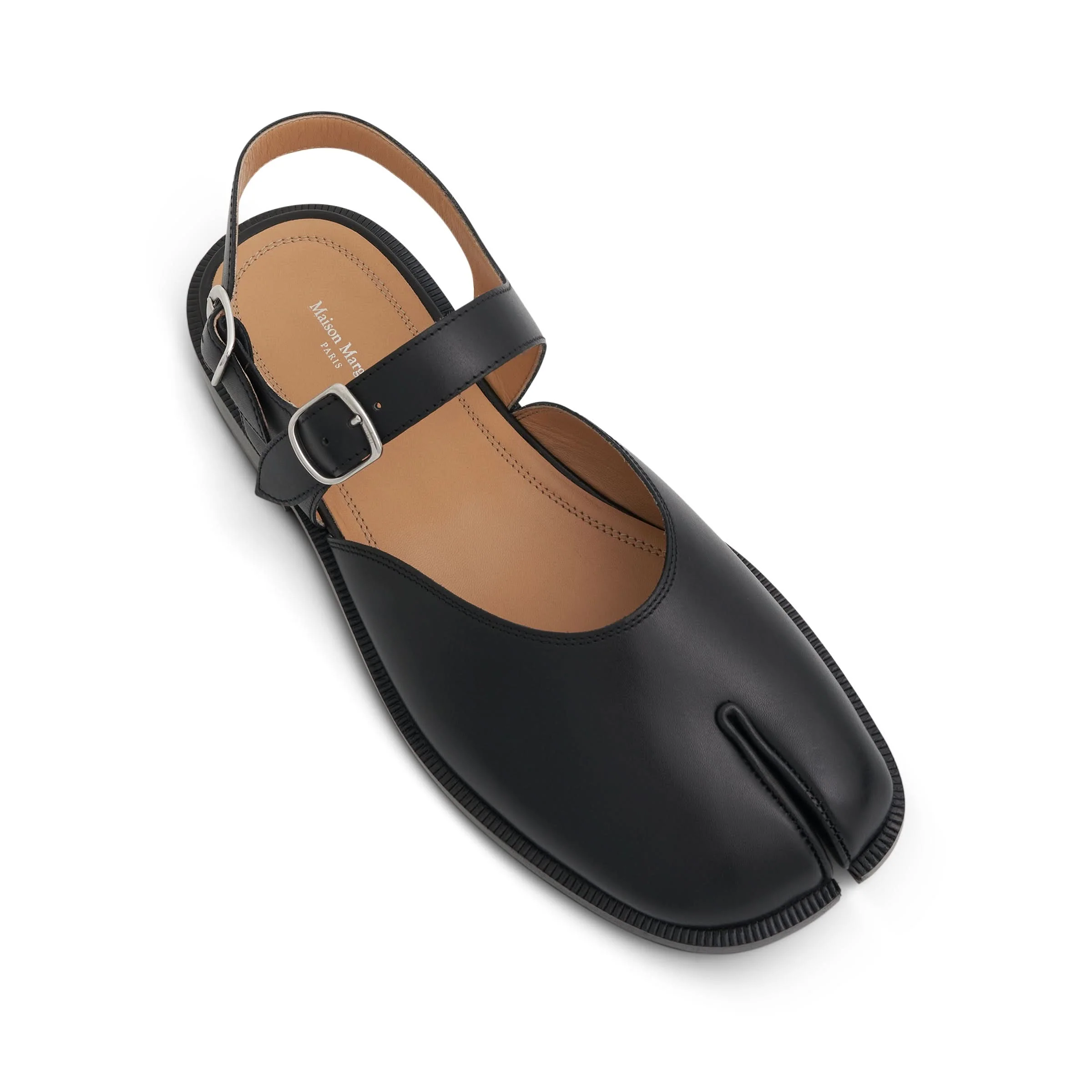 Tabi Strap Sandal in Black - Image 3