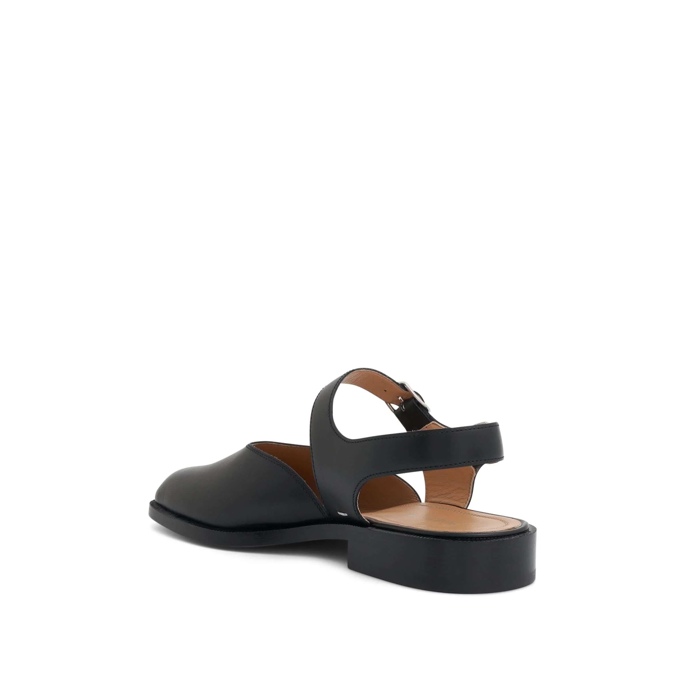 Tabi Strap Sandal in Black - Image 4