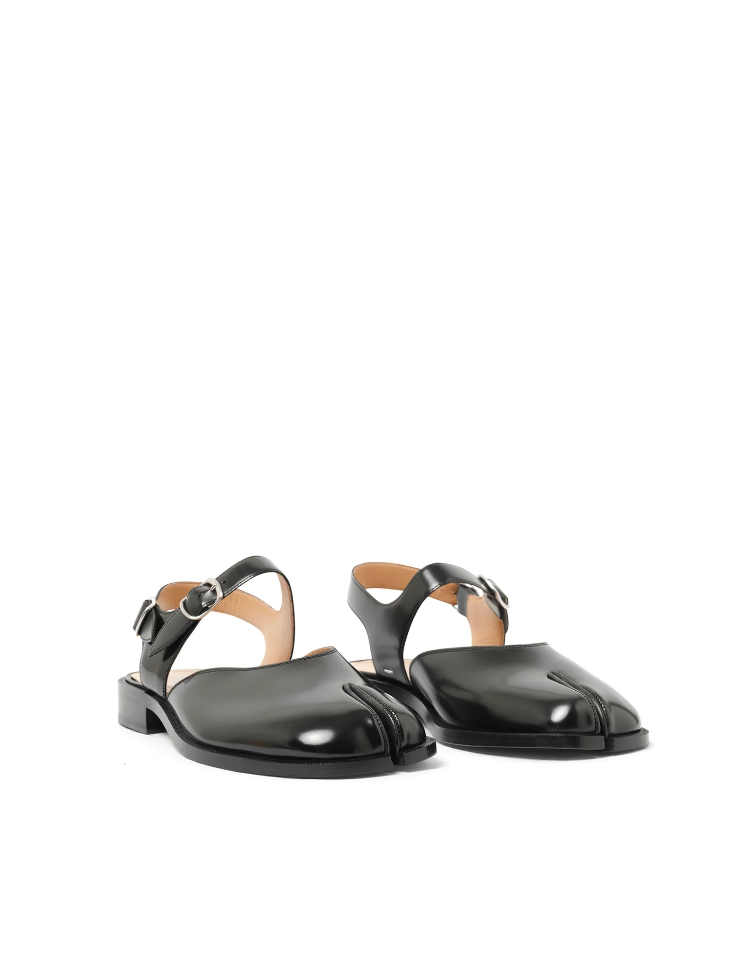 Tabi Sandals in Black - Image 2
