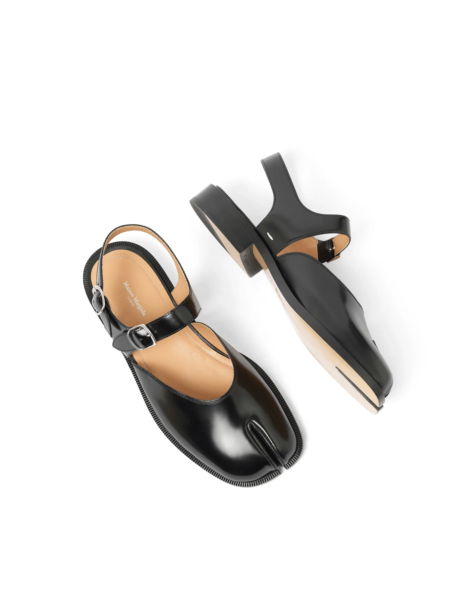 Tabi Sandals in Black - Image 4