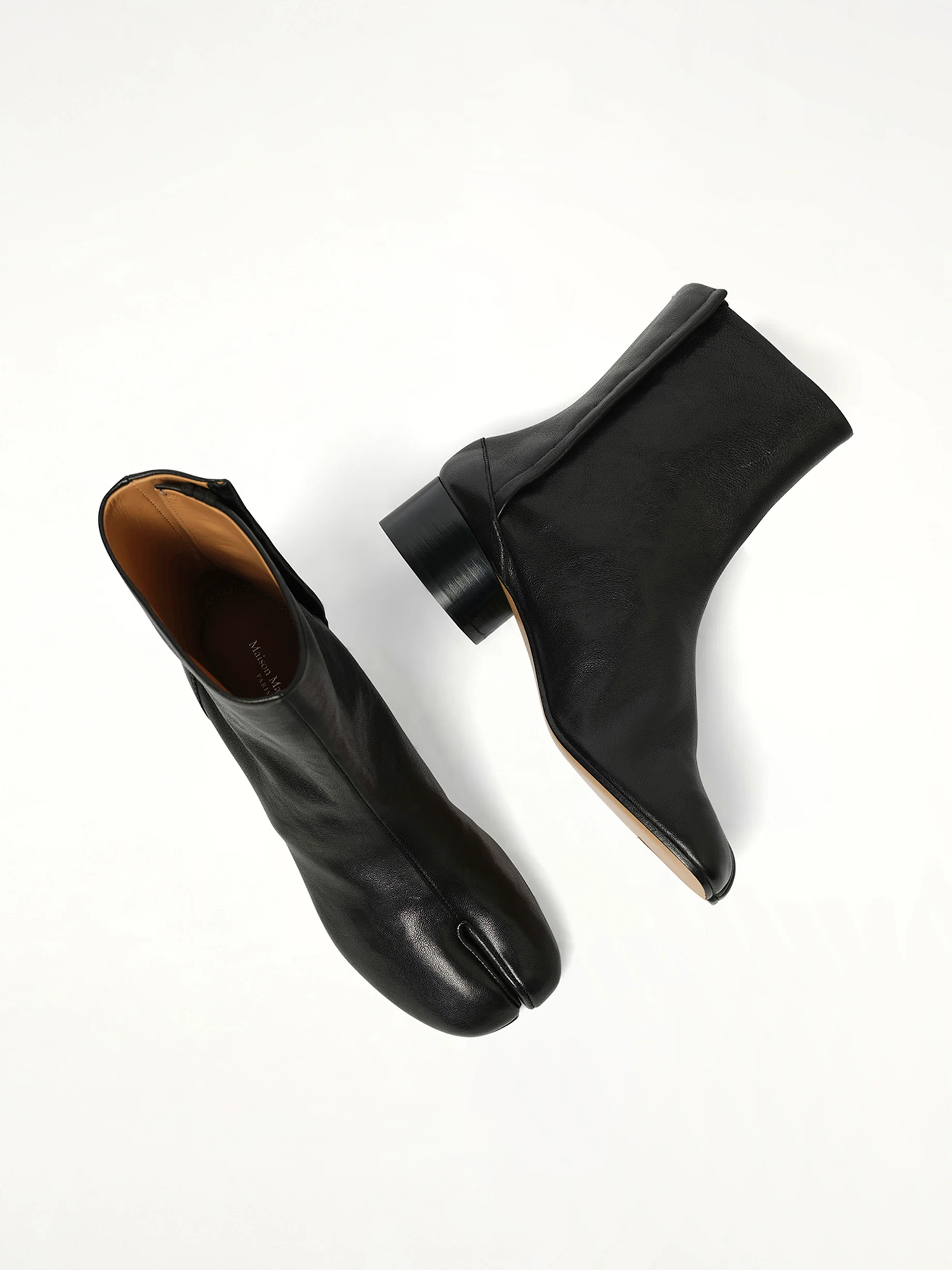 Tabi Ankle Boots 3cm Heel in Black - Image 4