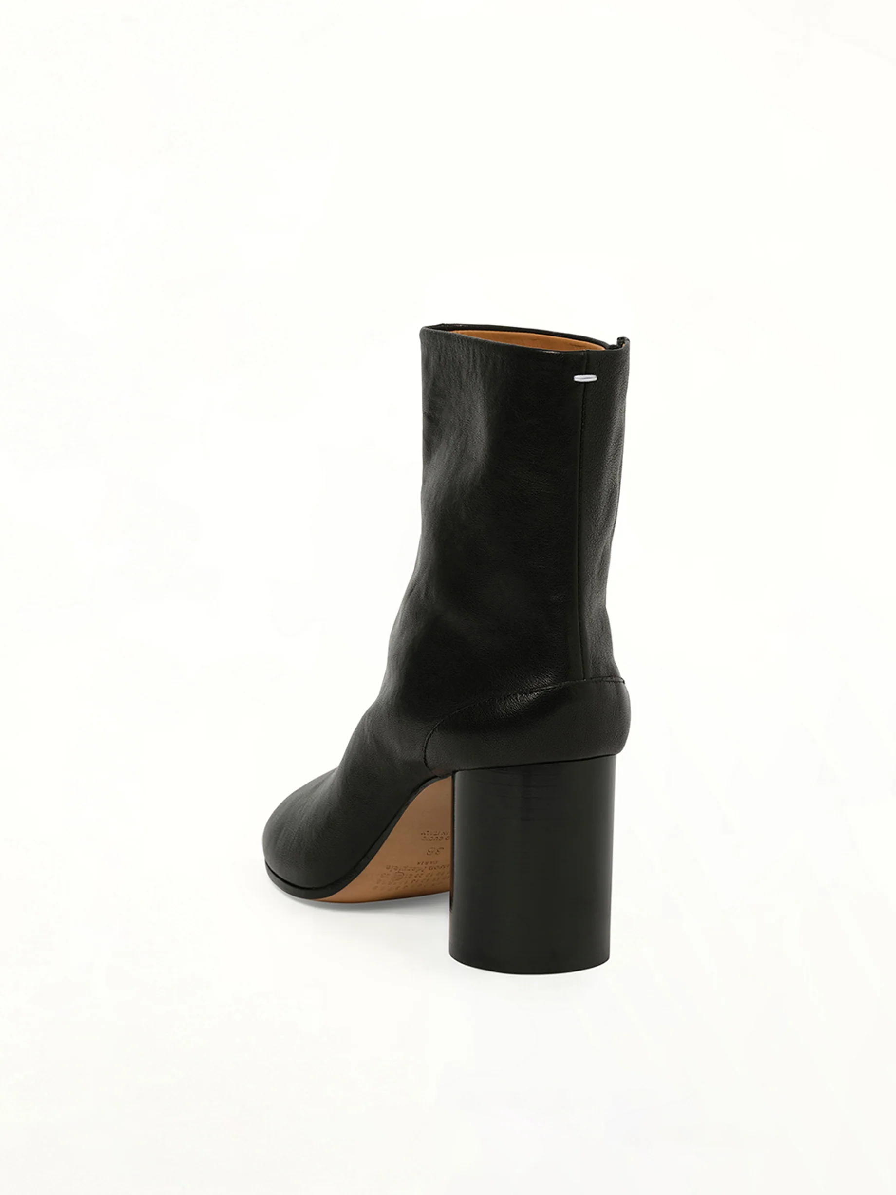 Tabi Ankle Boots 8cm Heel in Black - Image 3