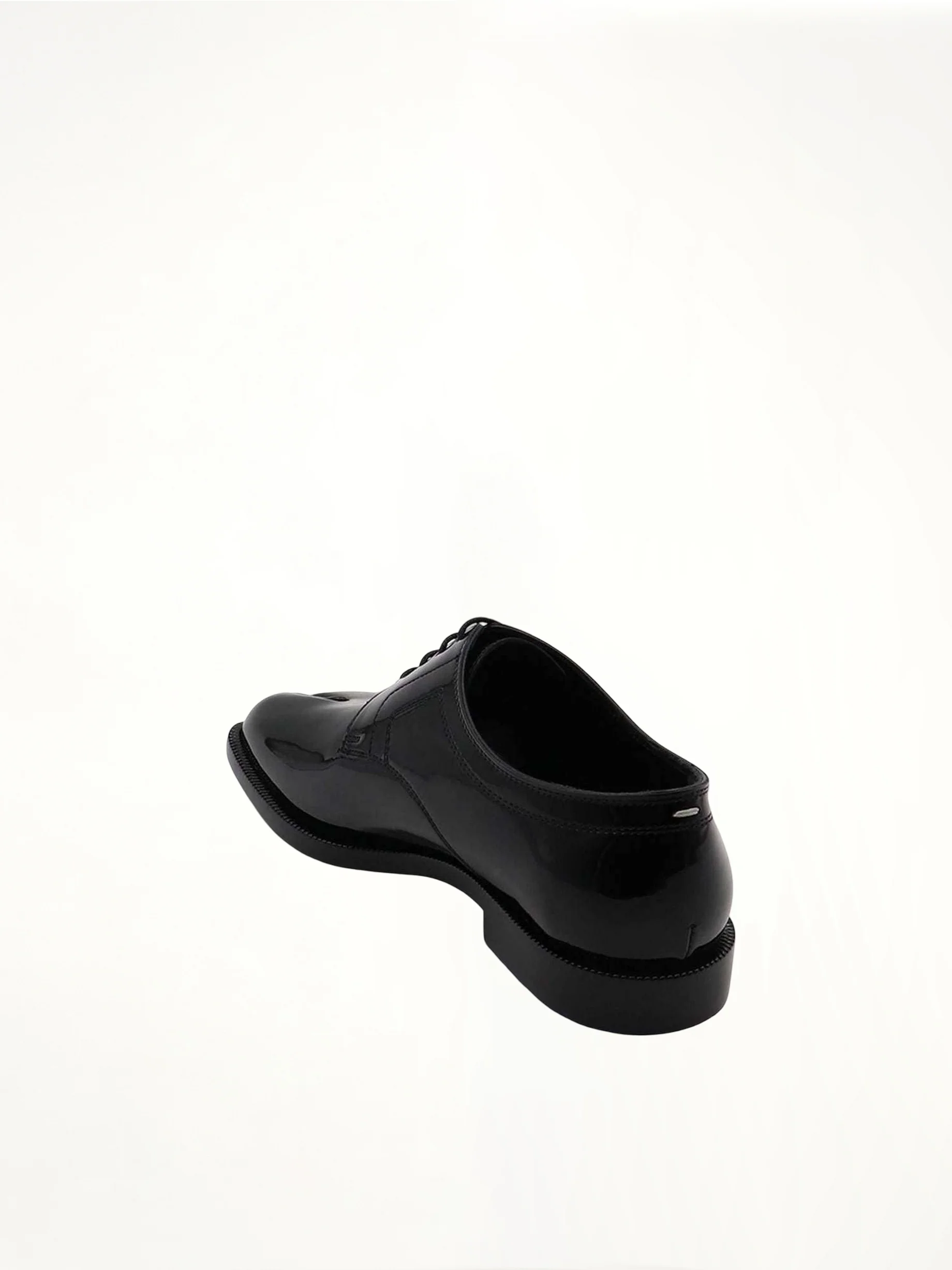 Tabi Lace-ups Shoes in Shine Black - Image 3