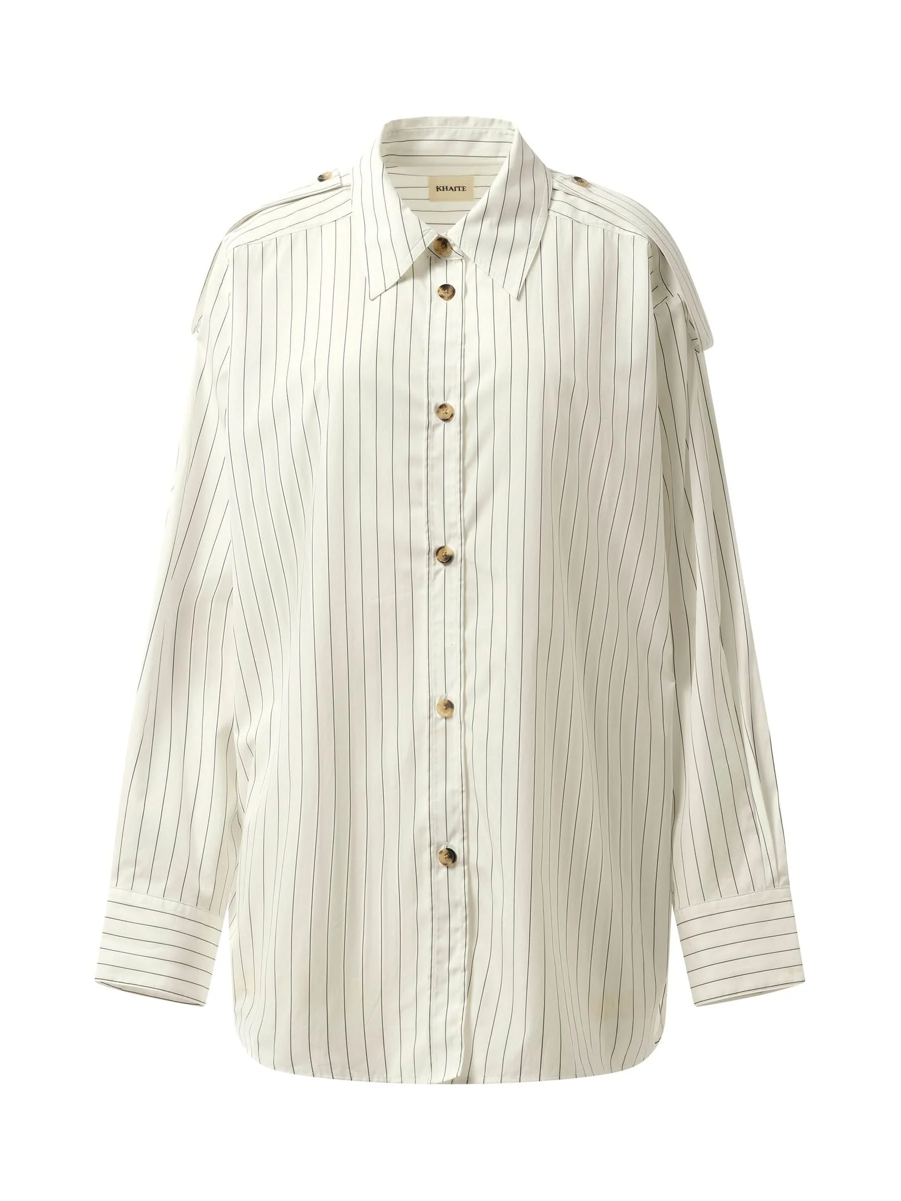 Tamal Top in White/Navy - Image 2
