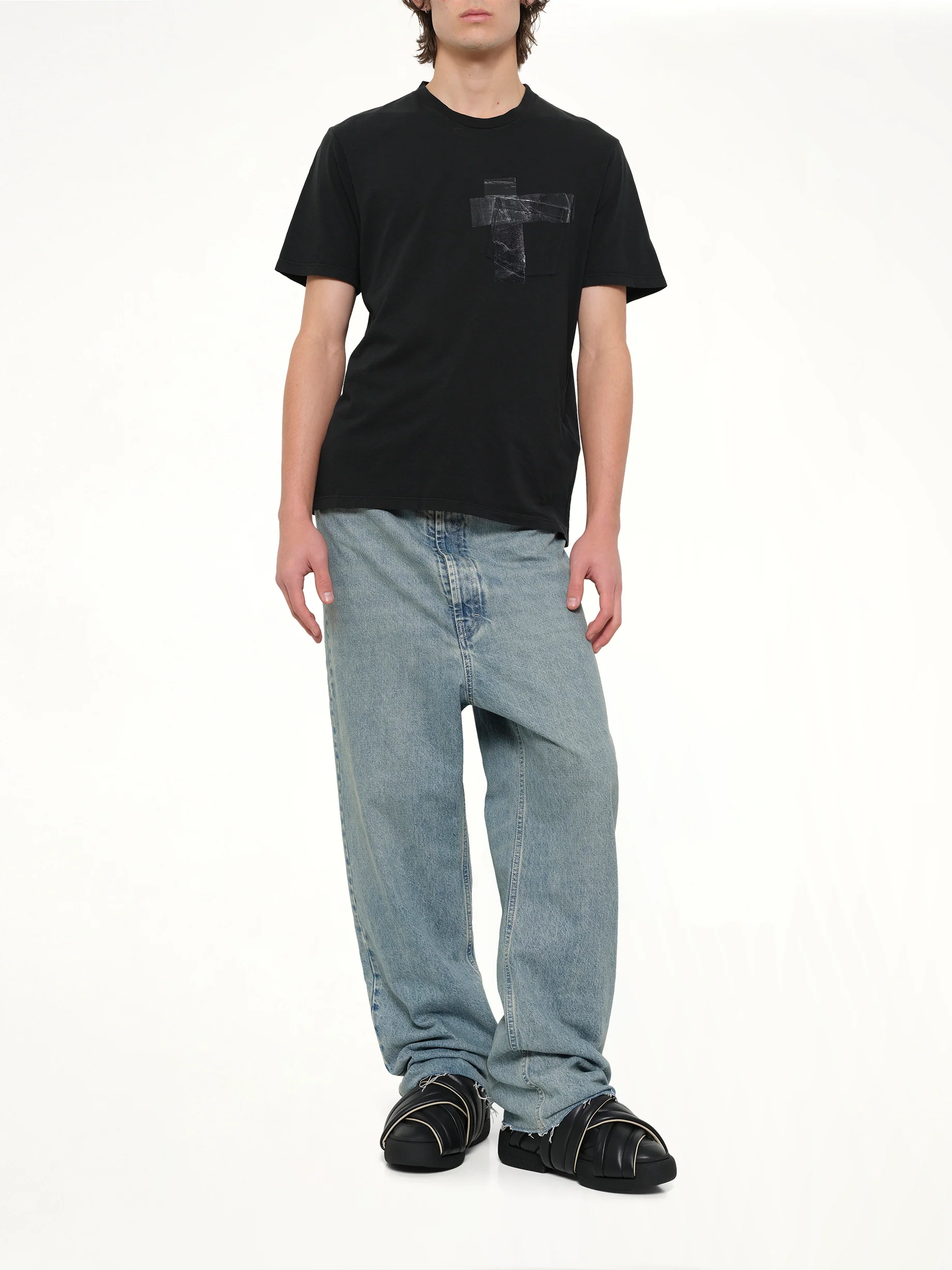 Tape T-Shirt in Vintage Black - Image 4