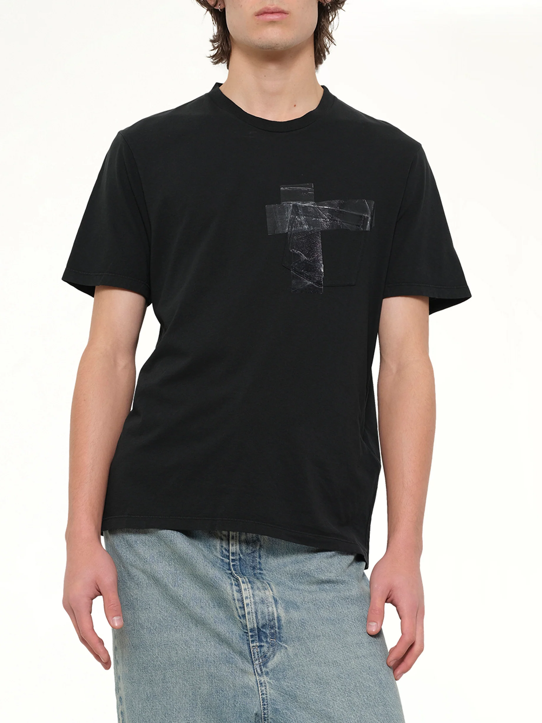 Tape T-Shirt in Vintage Black - Image 6