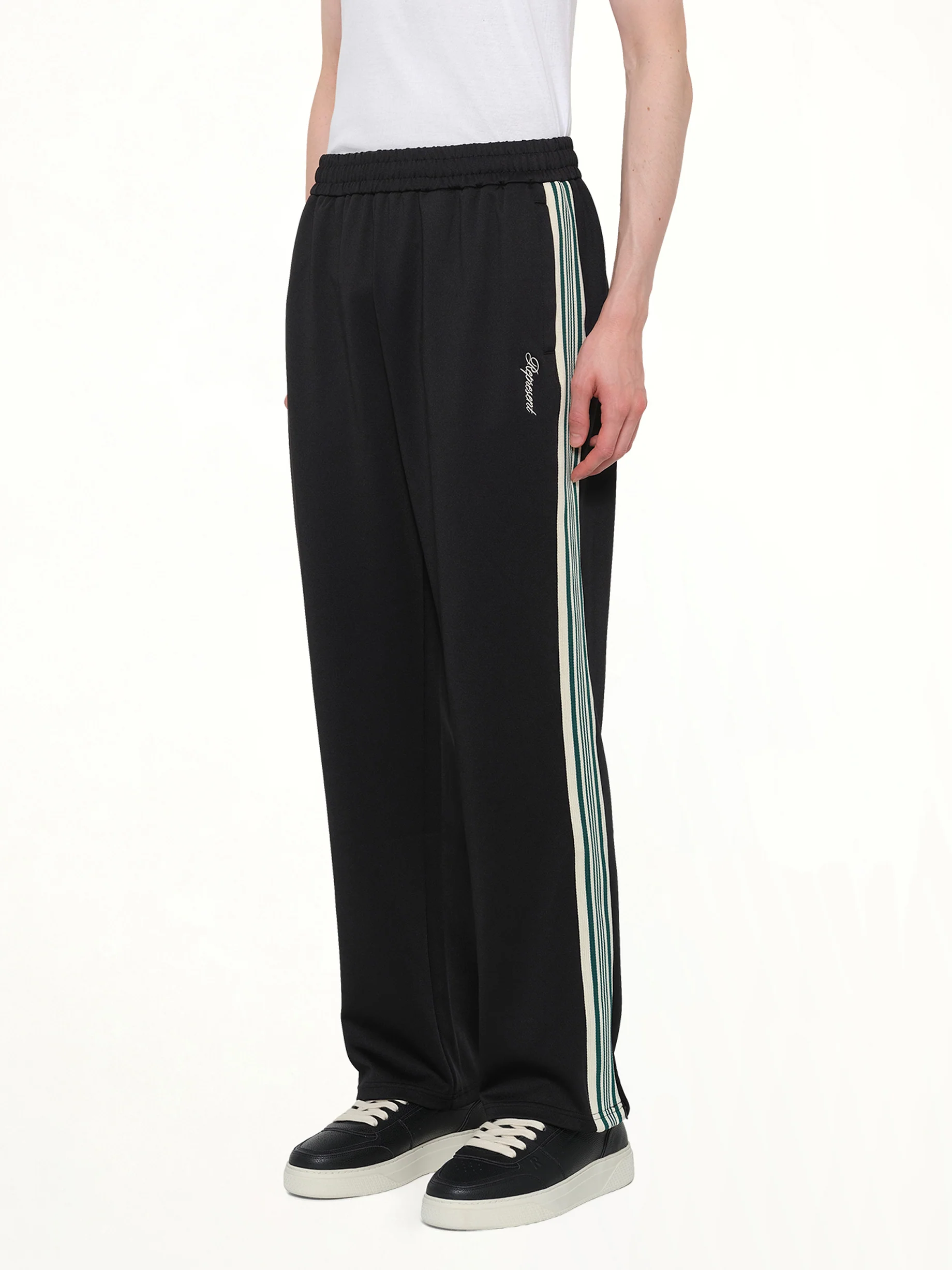 Taped Track Pant in Jet Black - Image 3