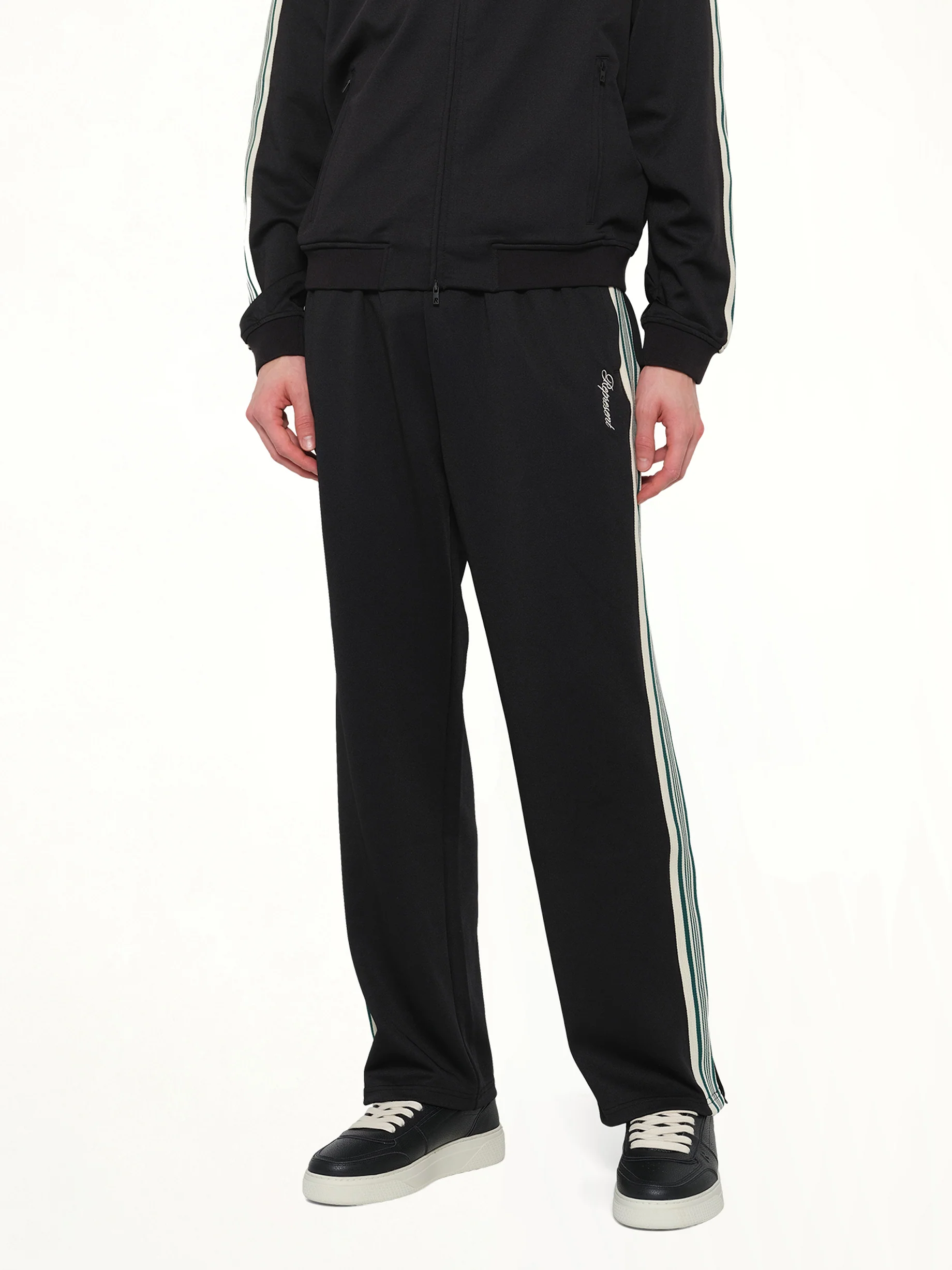 Taped Track Pant in Jet Black - Image 6