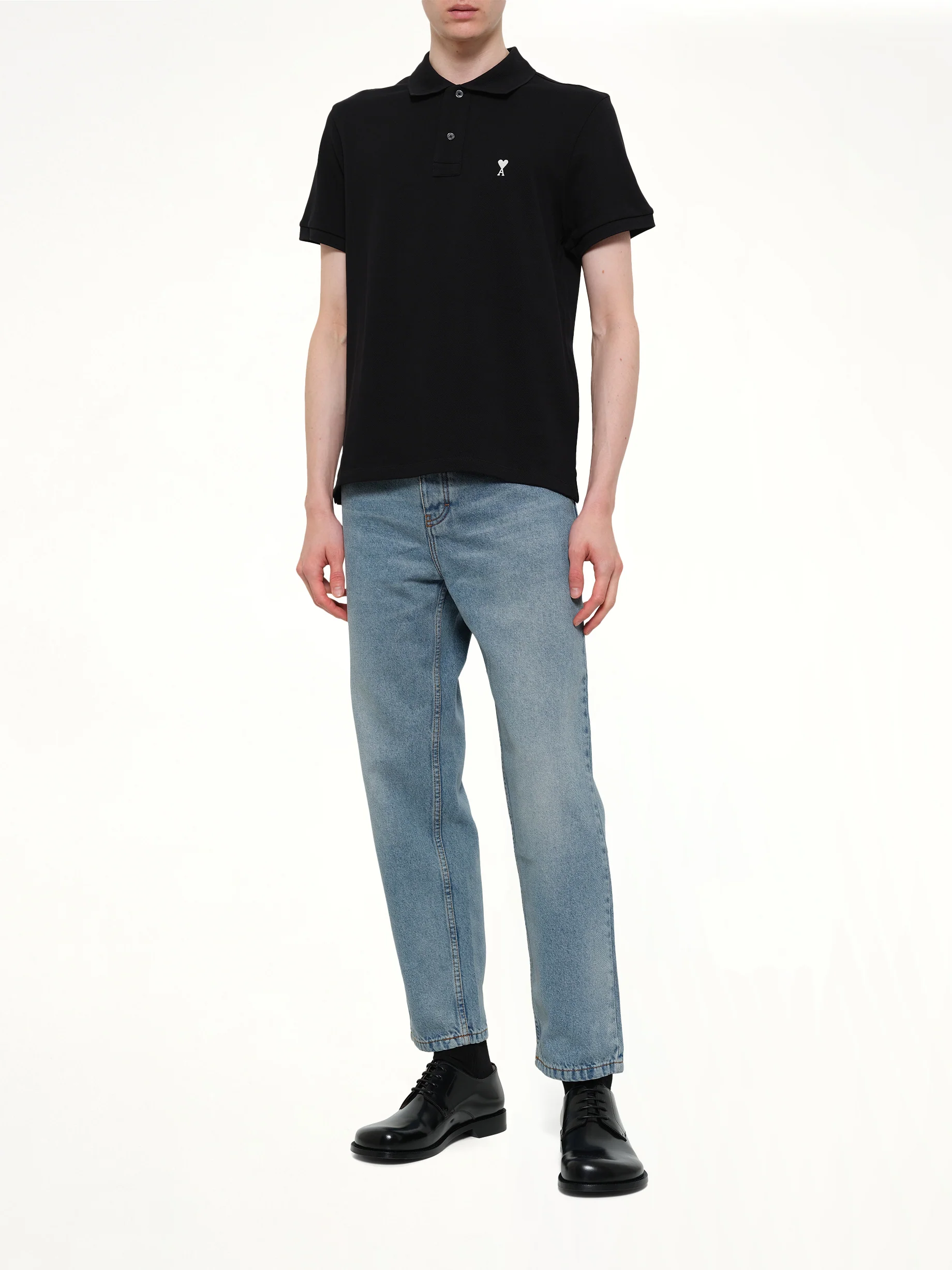 Tapered Fit Jeans in Blue - Image 4
