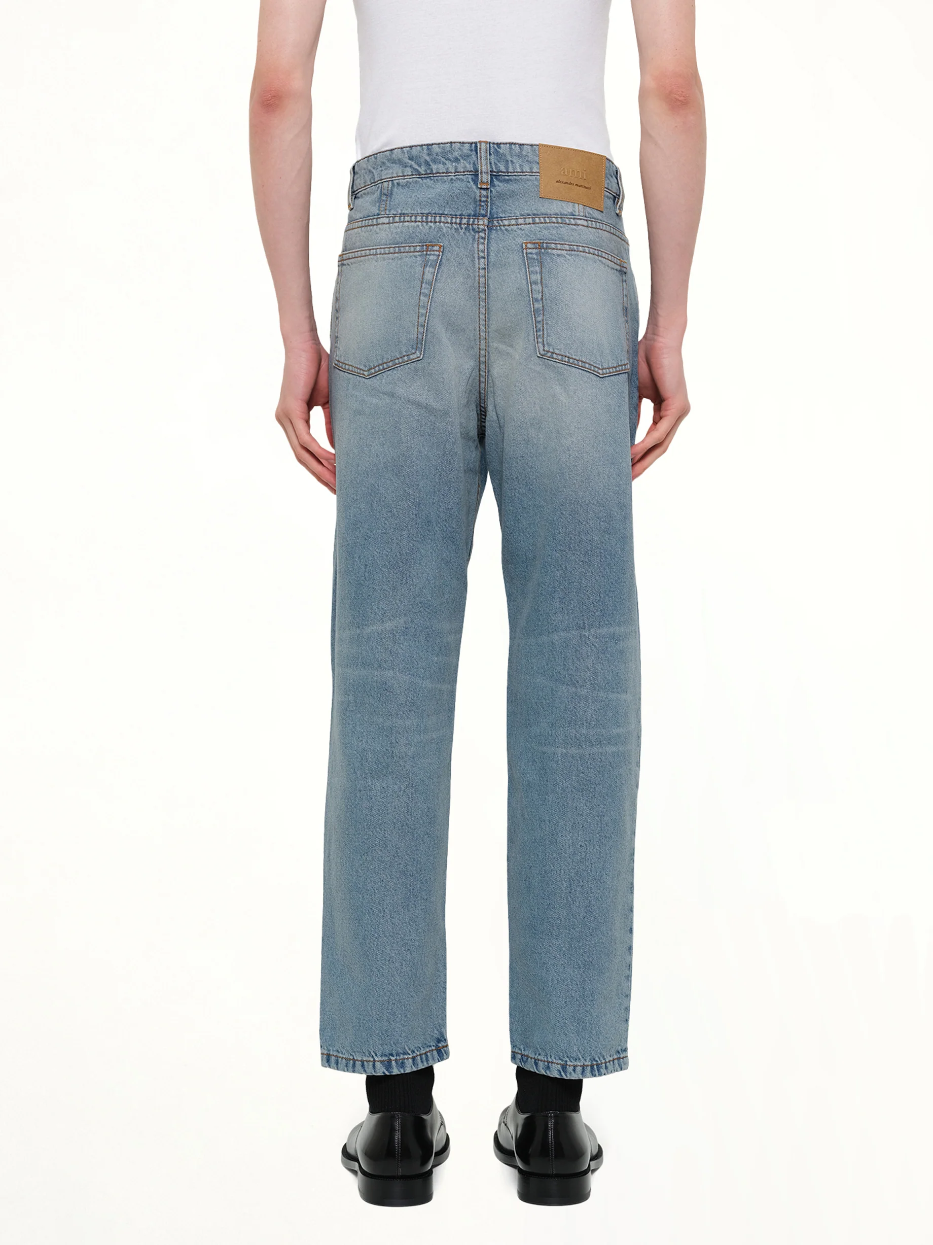 Tapered Fit Jeans in Blue - Image 5