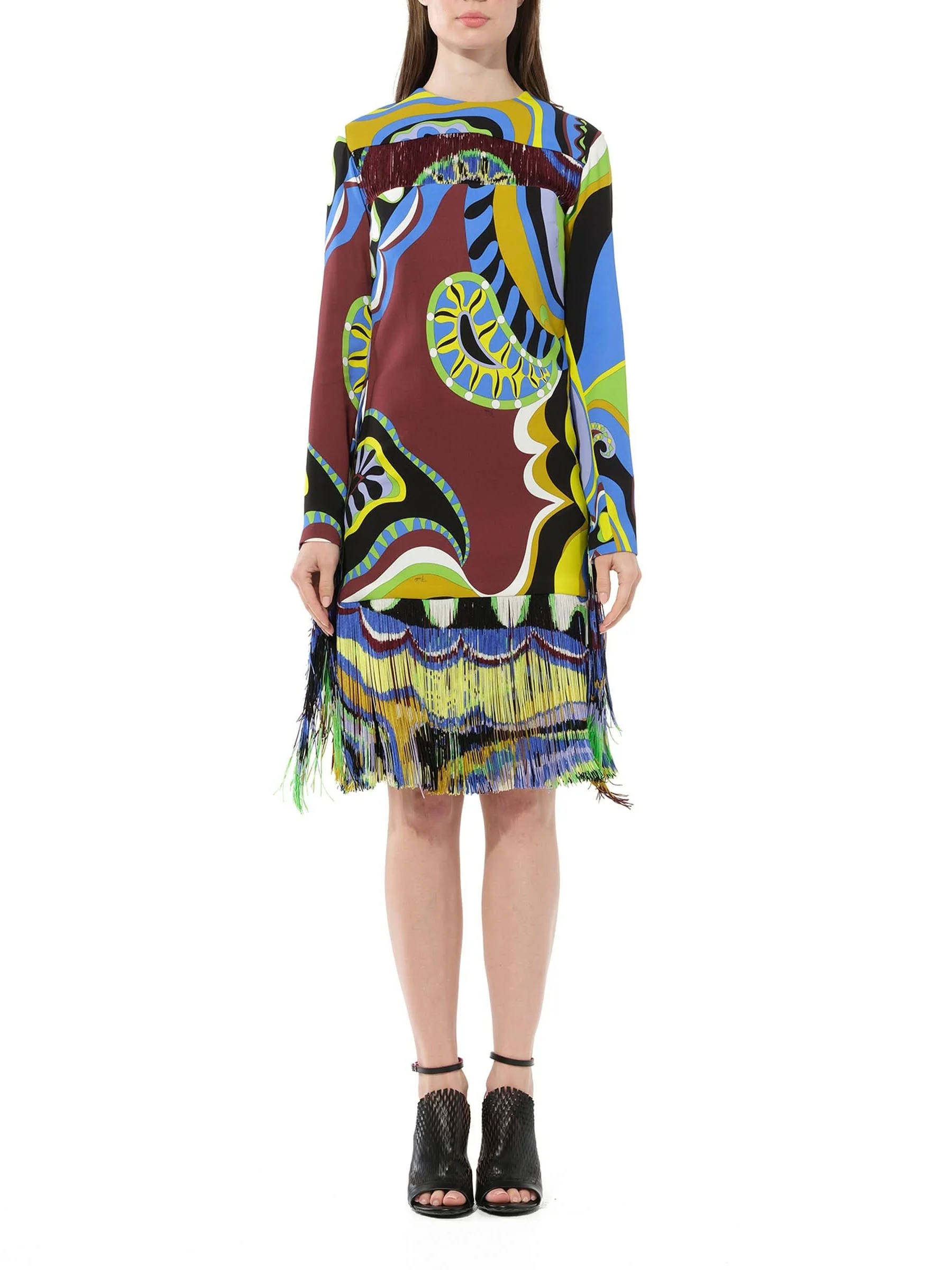 Tassel Dress in Multicolor - Image 4