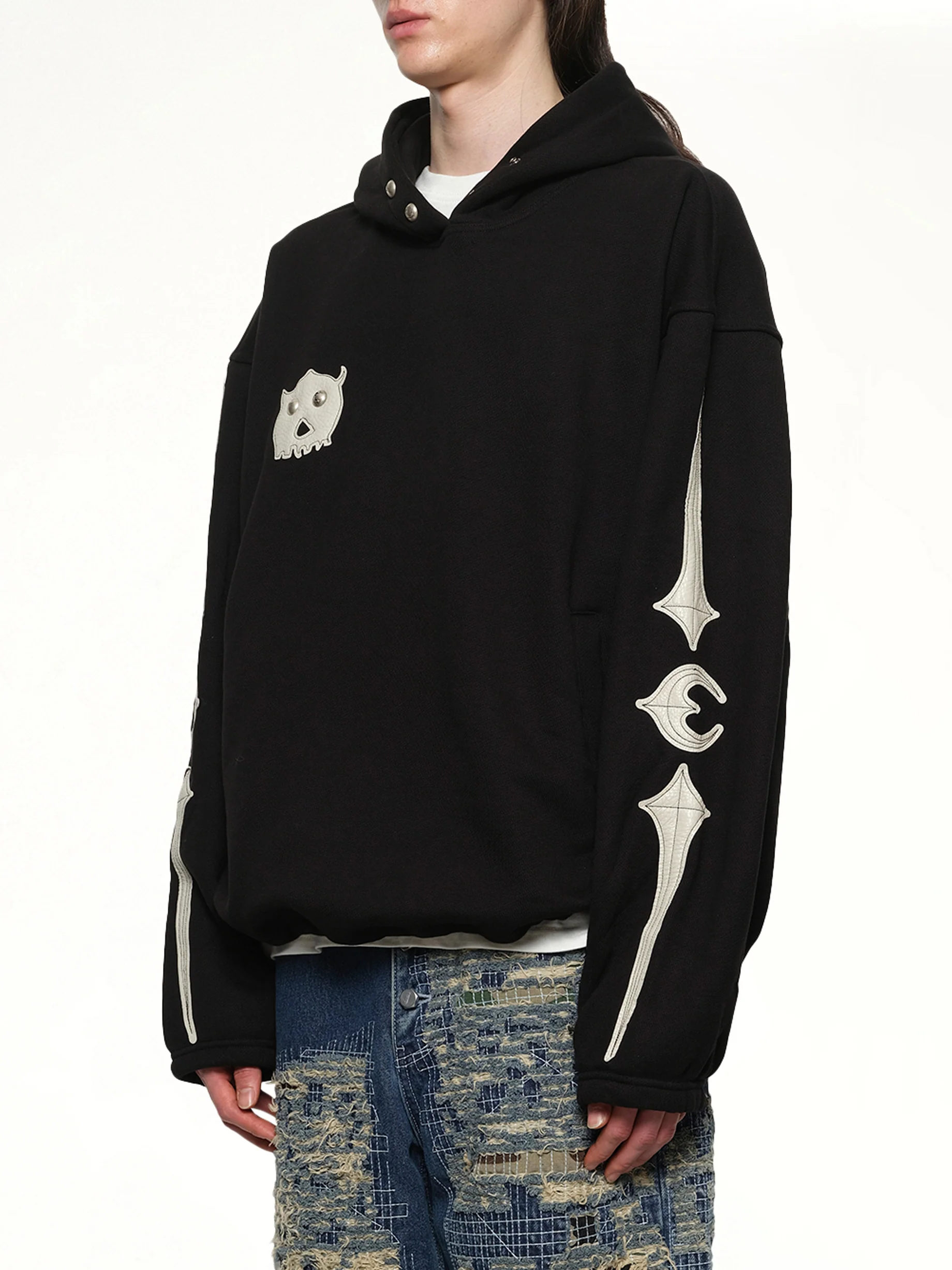 TC Angels Hoodie in Black - Image 3