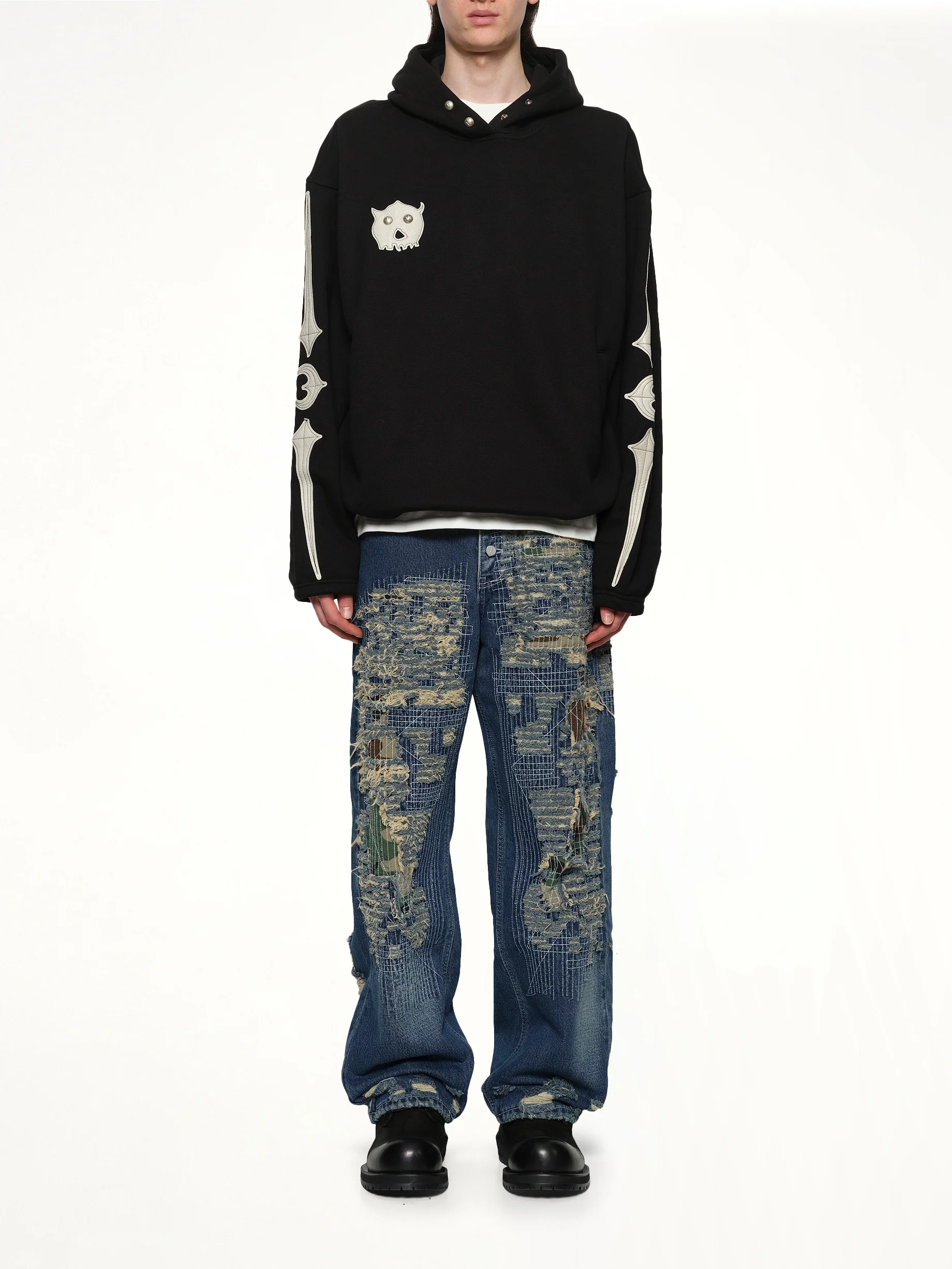 TC Angels Hoodie in Black - Image 7