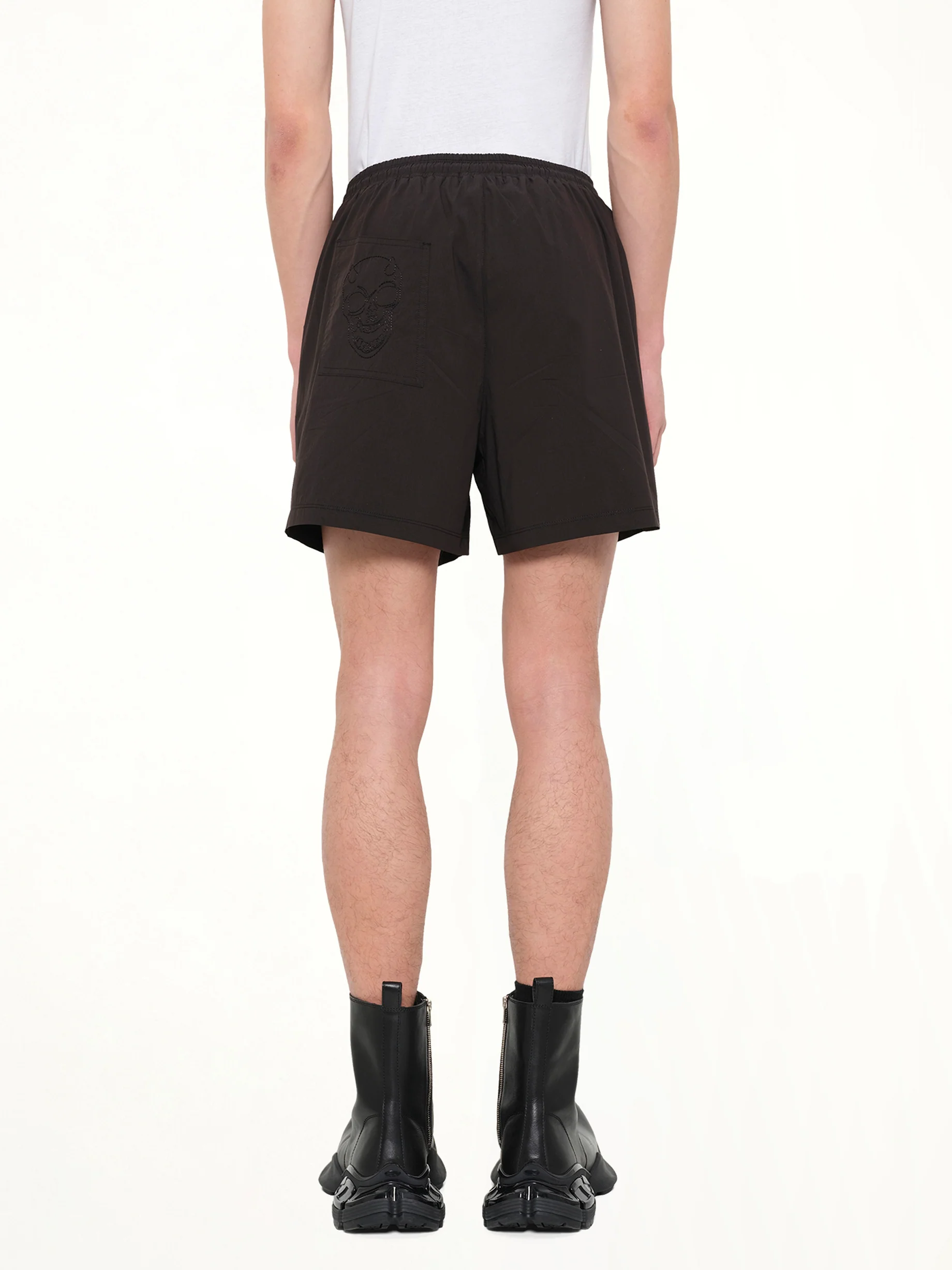 TC Riding Skull Hybrid Shorts in Black - Image 5