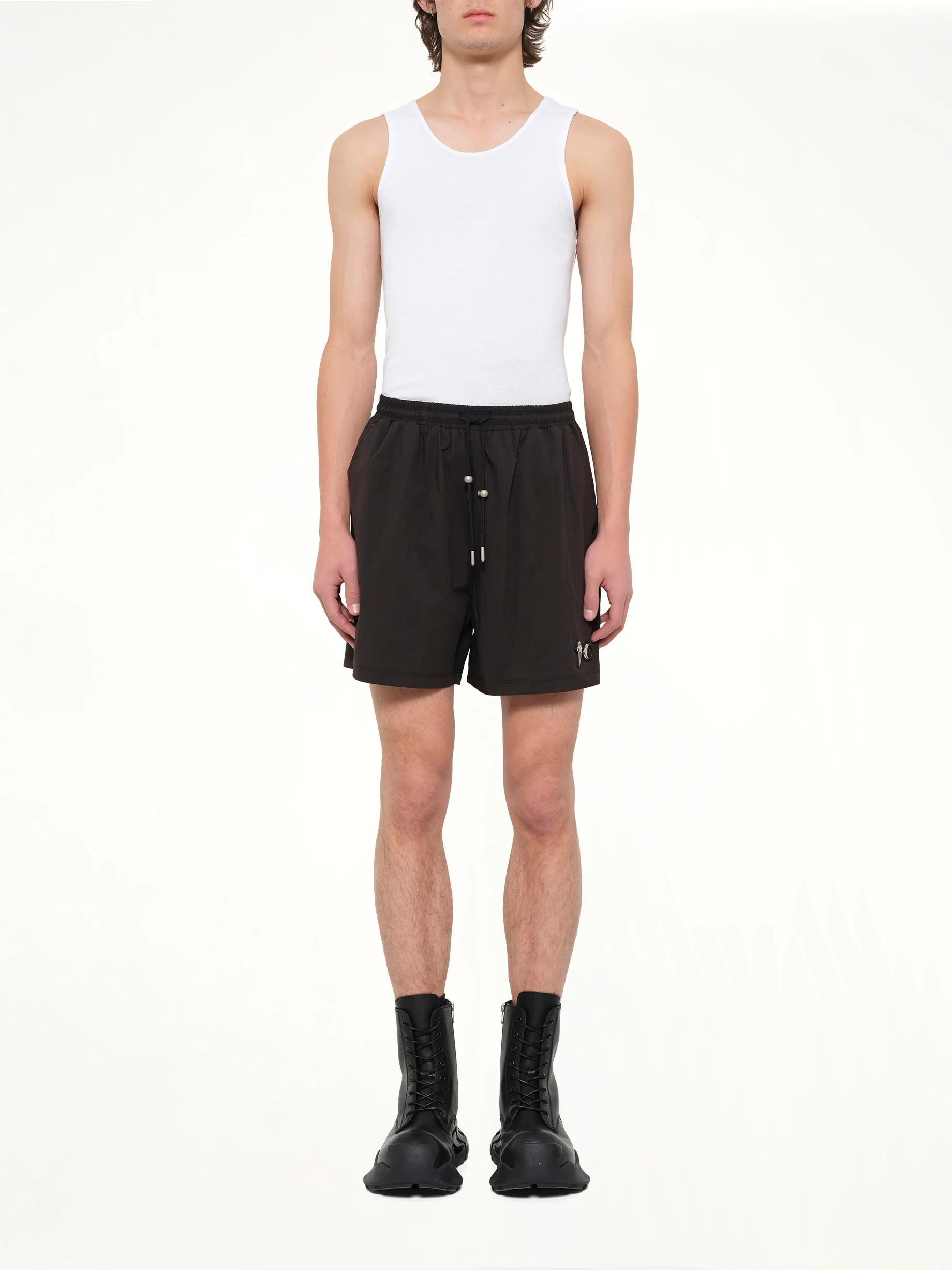 TC Riding Skull Hybrid Shorts in Black - Image 7