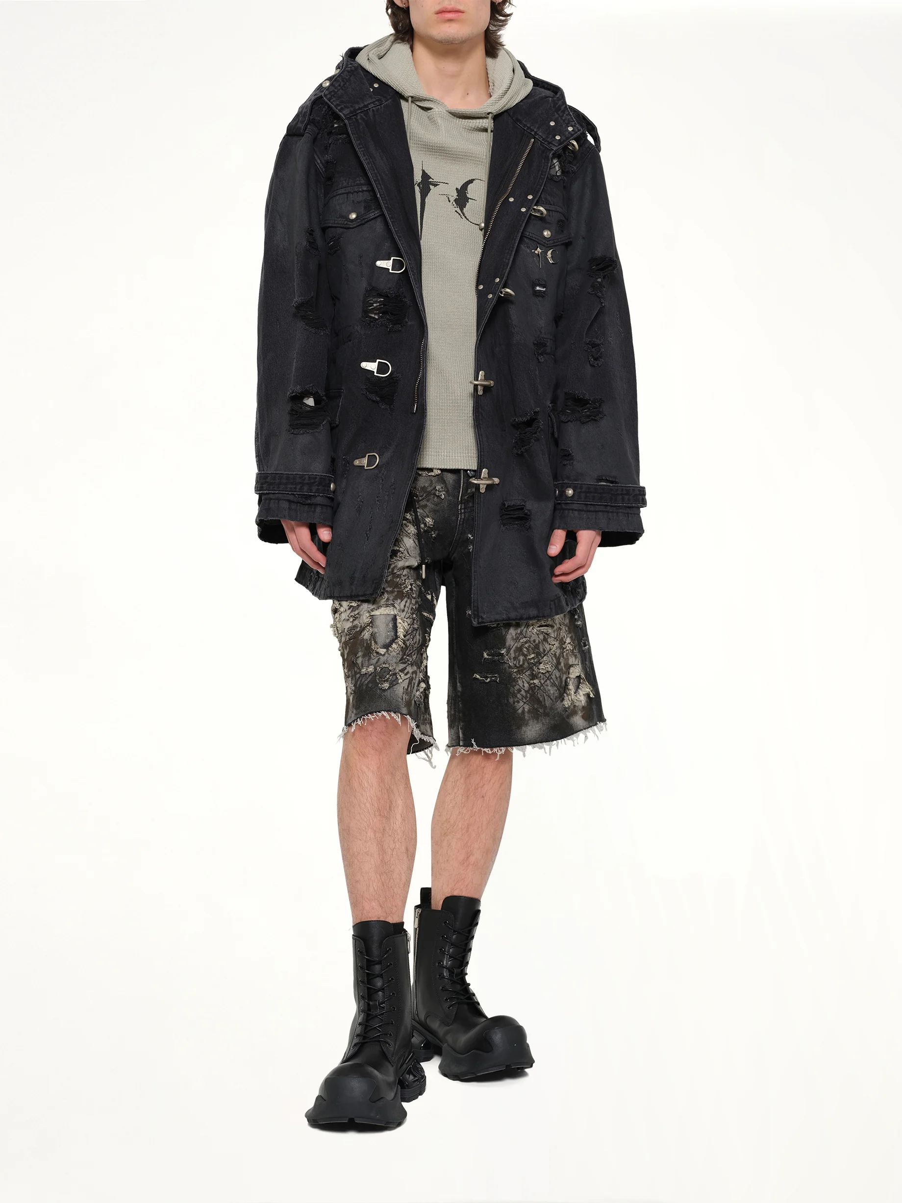 TC Shadow Tribal M-65 Jacket in Black - Image 4