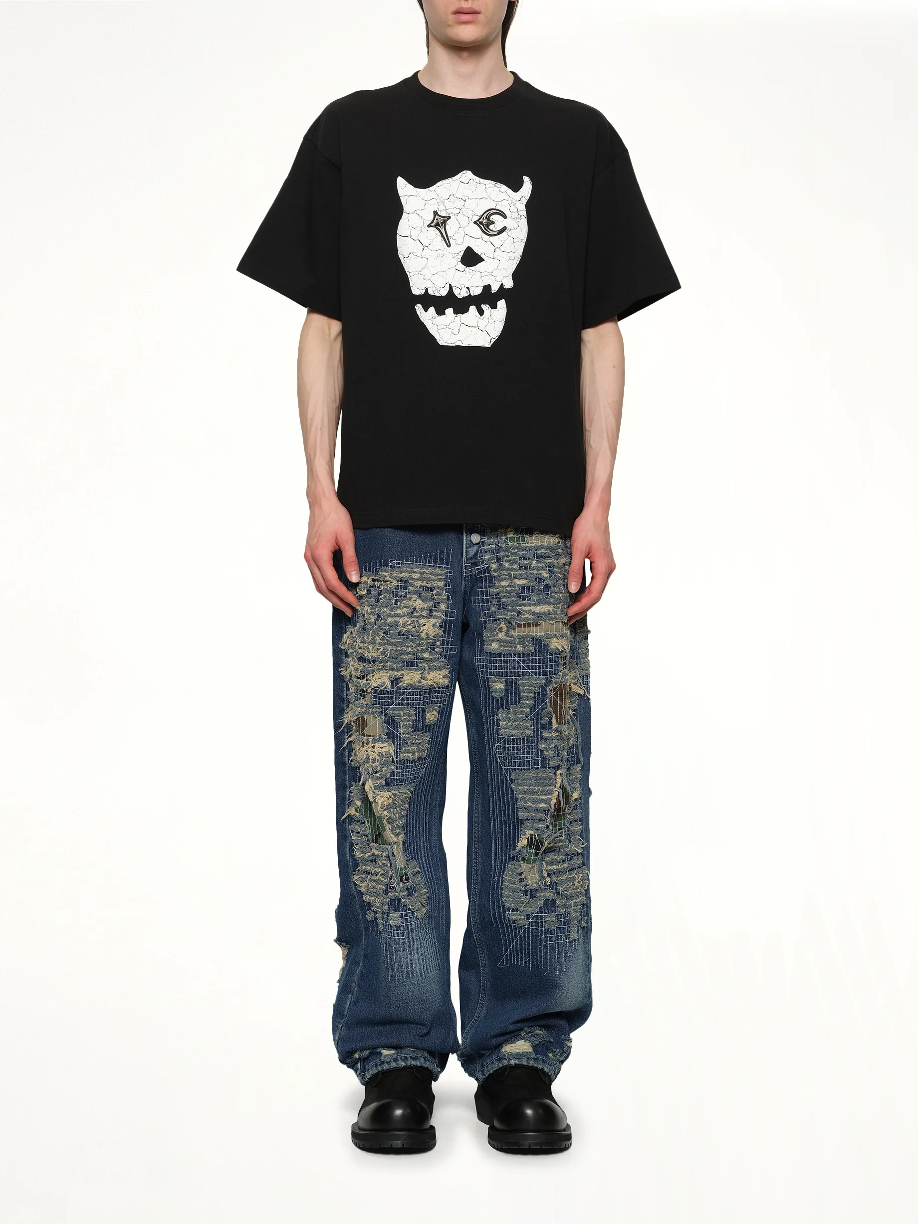 TC Skull T-Shirt in Black - Image 7