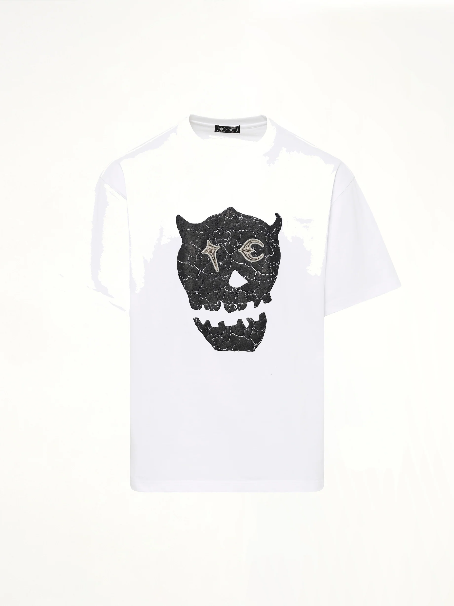 TC Skull T-Shirt in White - Image 2