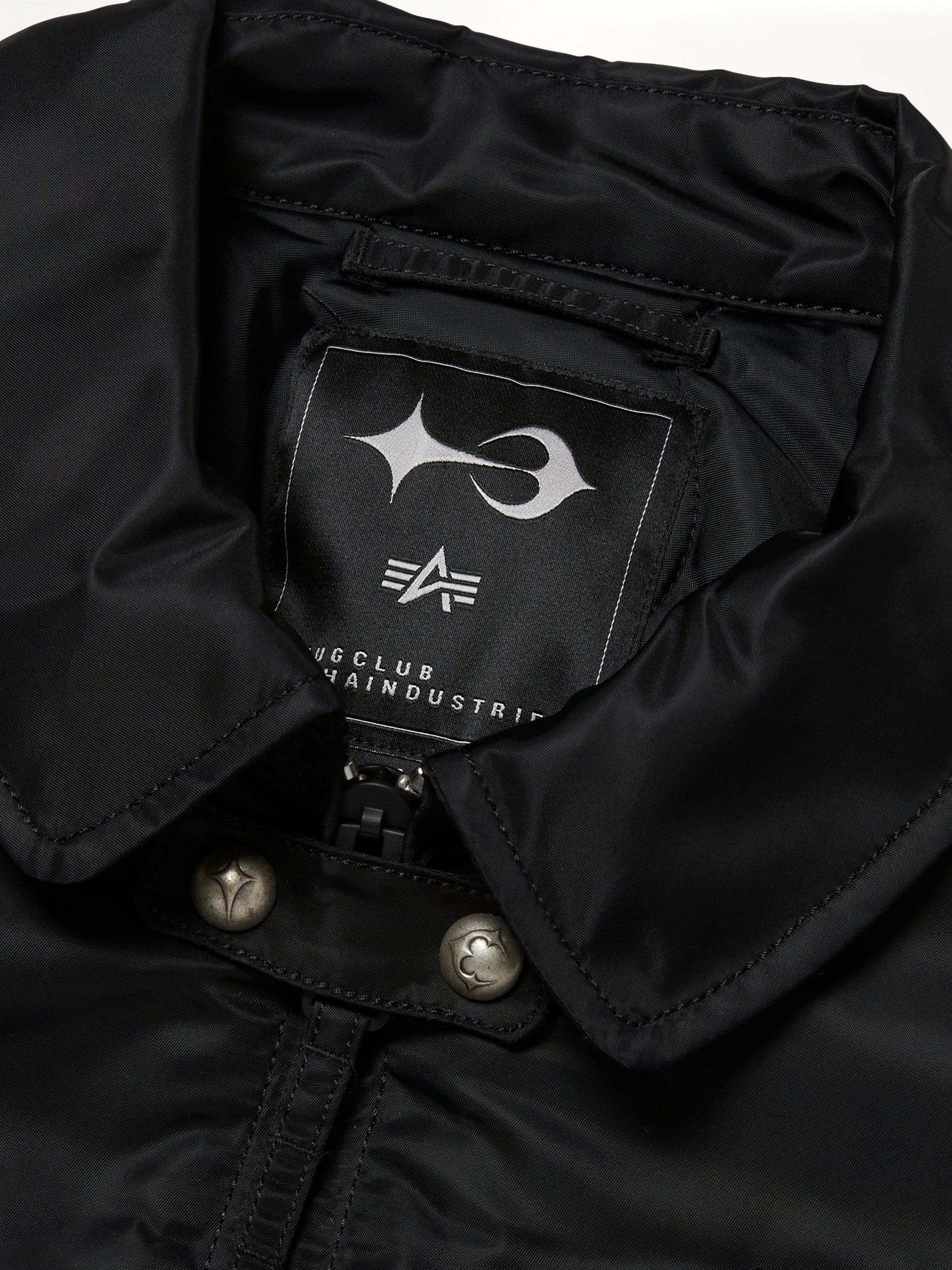 TC x Alpha Industries Bomber Jacket (Rivet Ver) in Black - Image 9