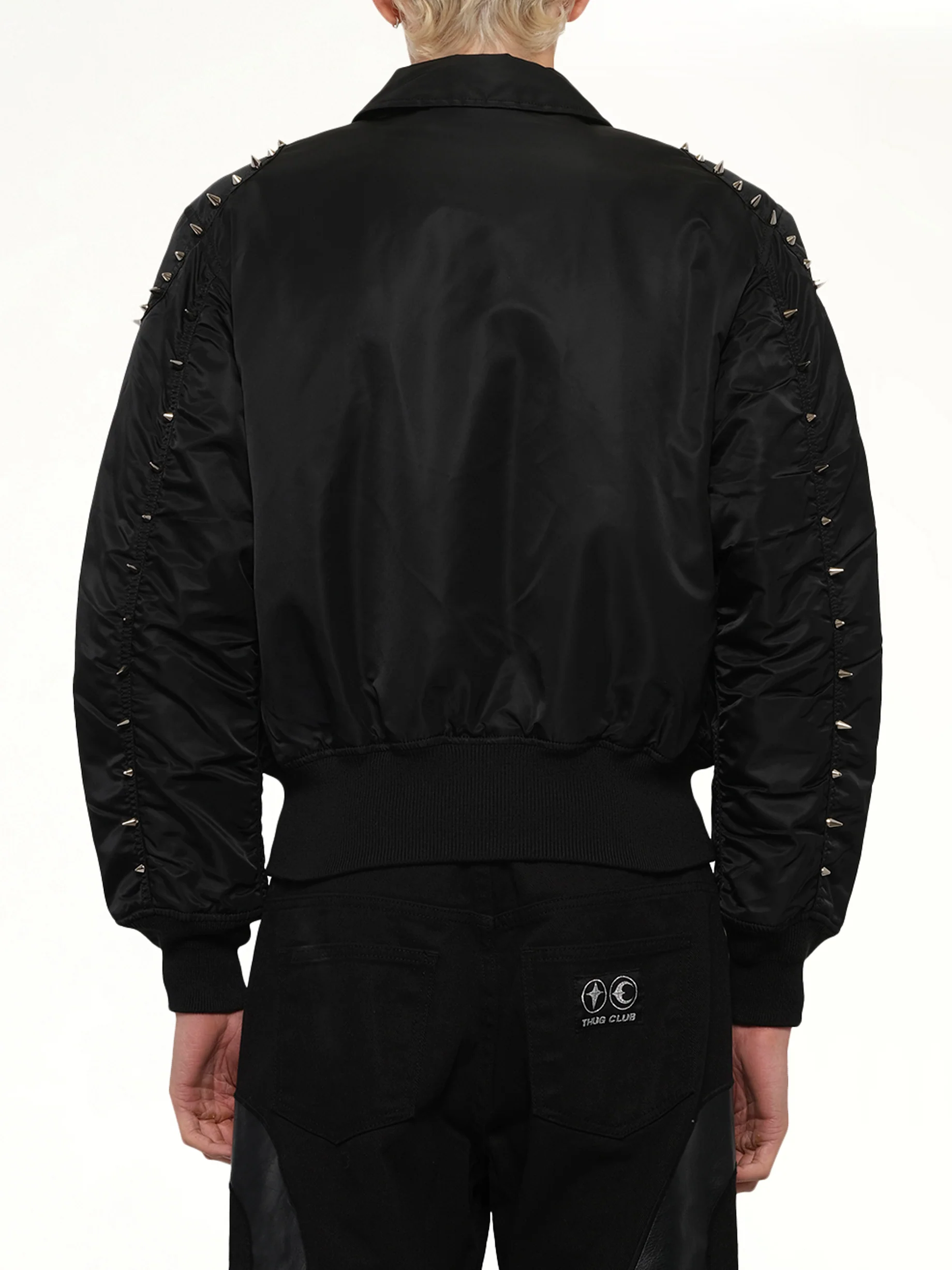 TC x Alpha Industries Bomber Jacket (Spike Ver) in Black - Image 5