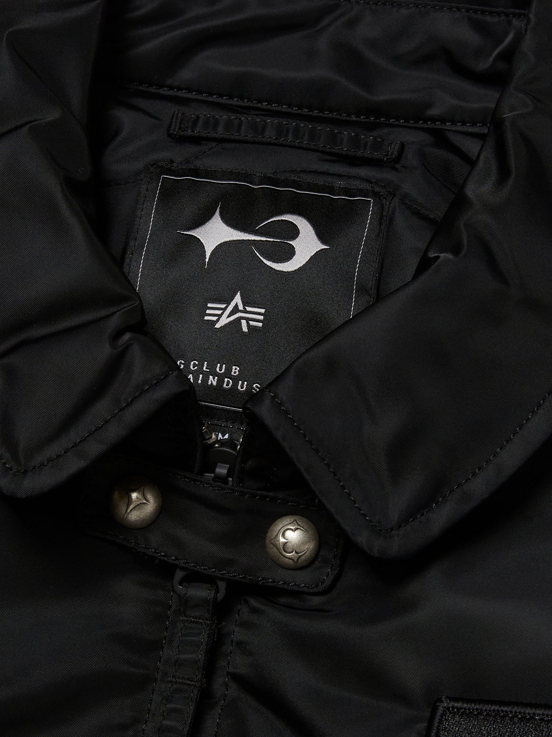 TC x Alpha Industries Bomber Jacket (Spike Ver) in Black - Image 9