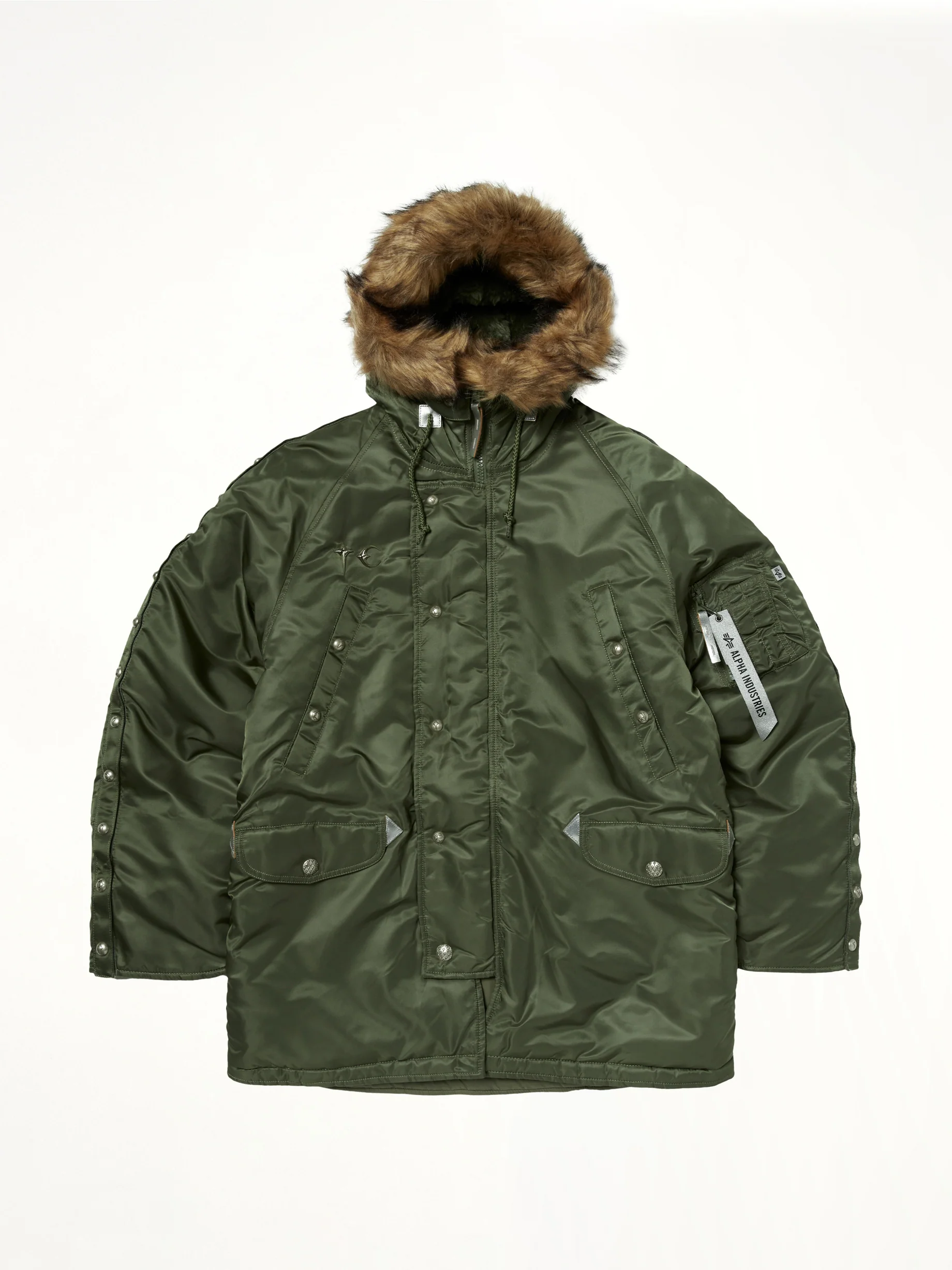 TC x Alpha Industries N-3B Parka in Sage - Image 2