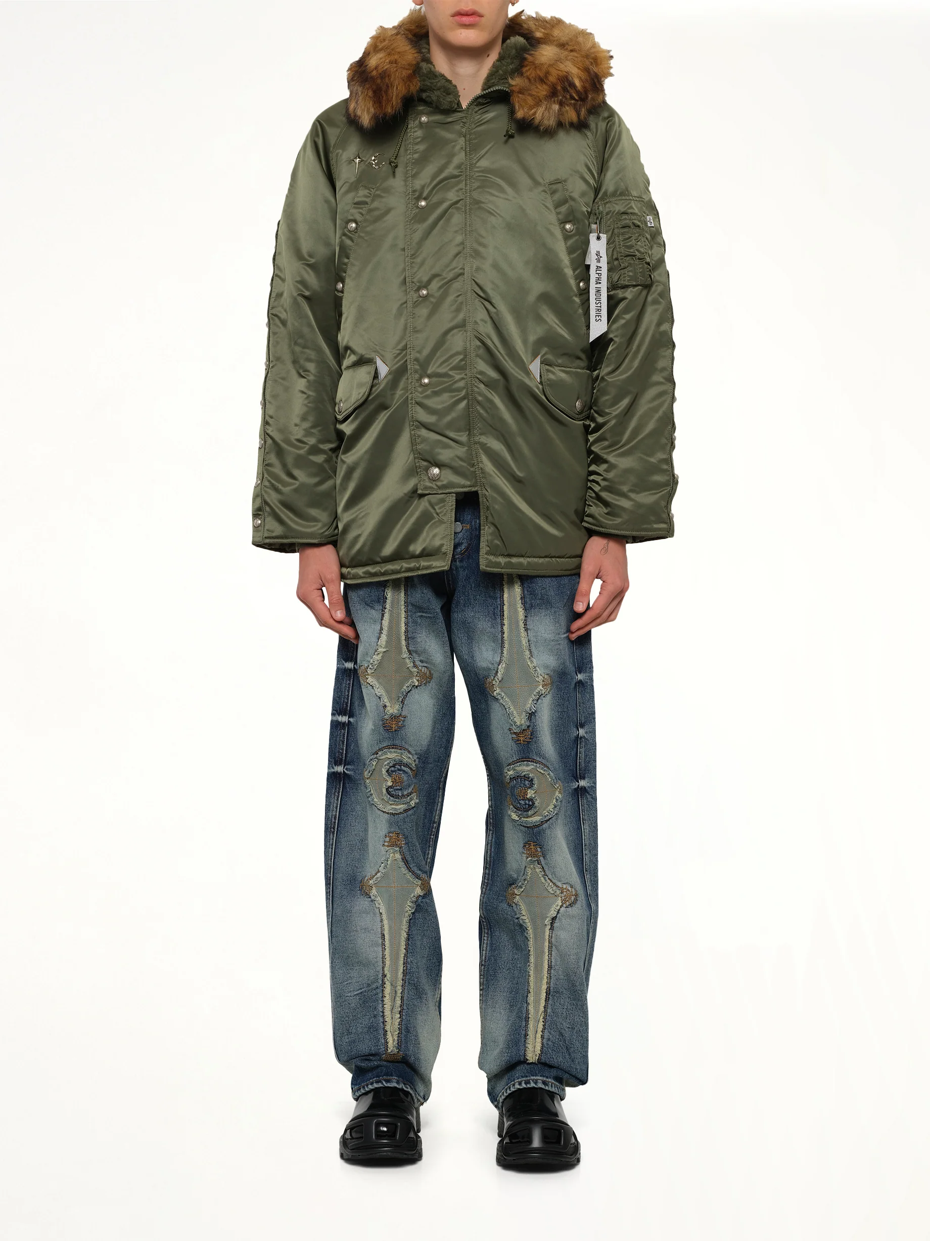 TC x Alpha Industries N-3B Parka in Sage - Image 7