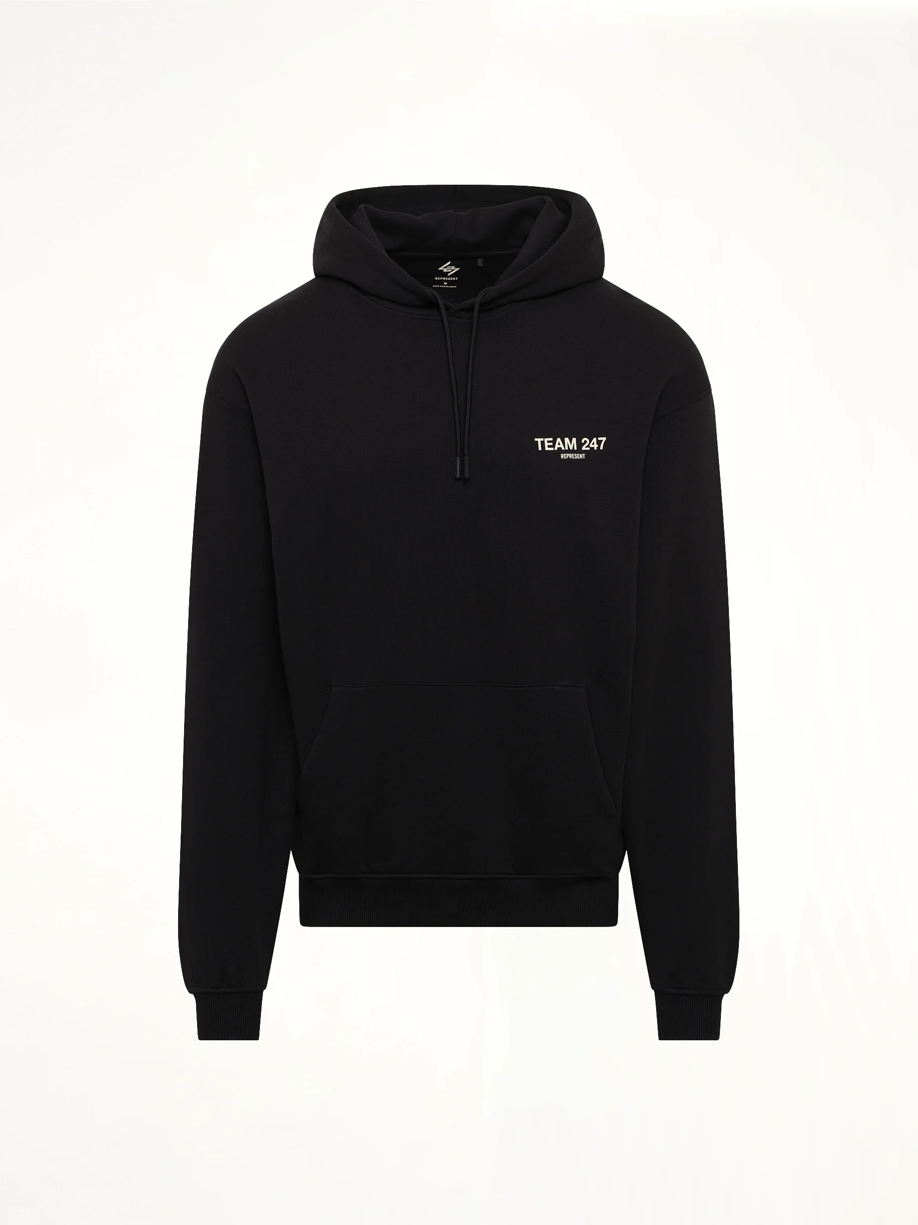 Team 247 Oversized Hoodie in Jet Black - Image 2