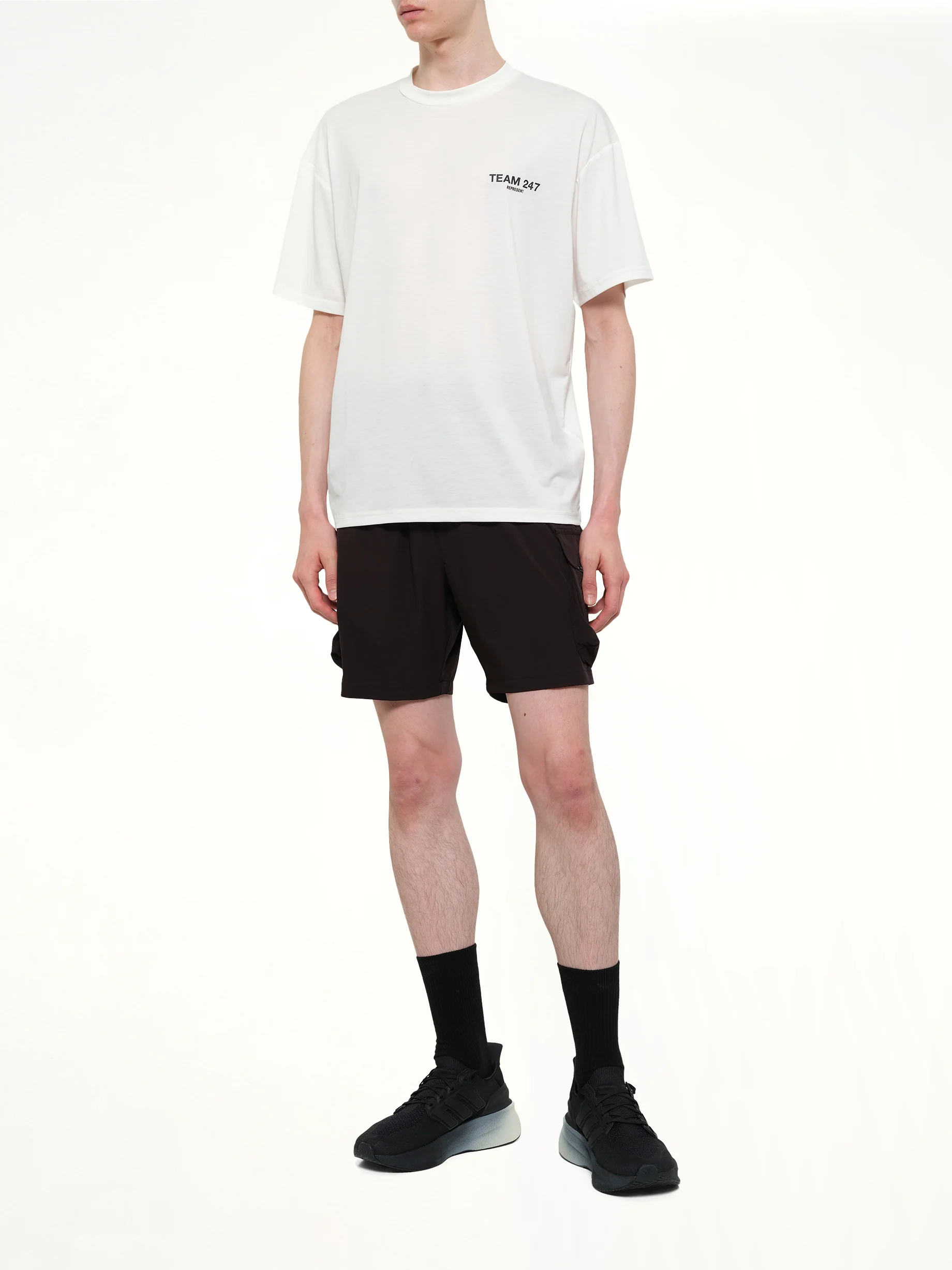 Team 247 Oversized T-Shirt in Flat White - Image 4