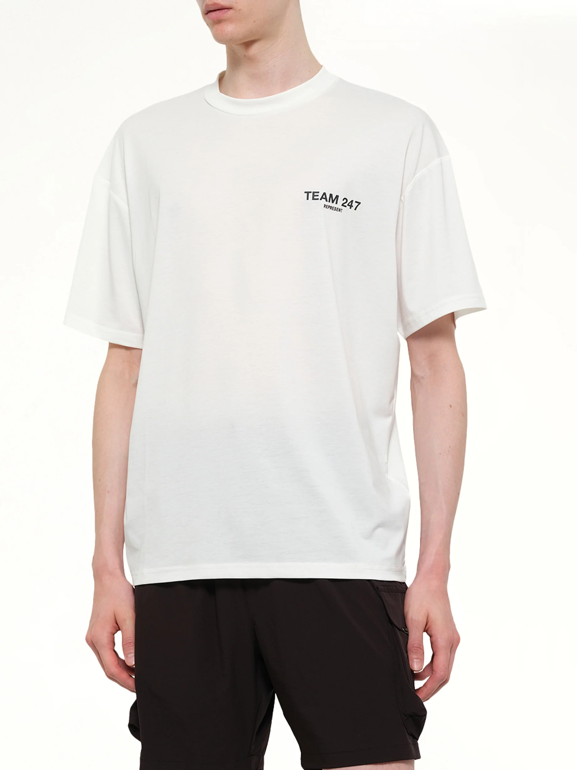 Team 247 Oversized T-Shirt in Flat White - Image 6