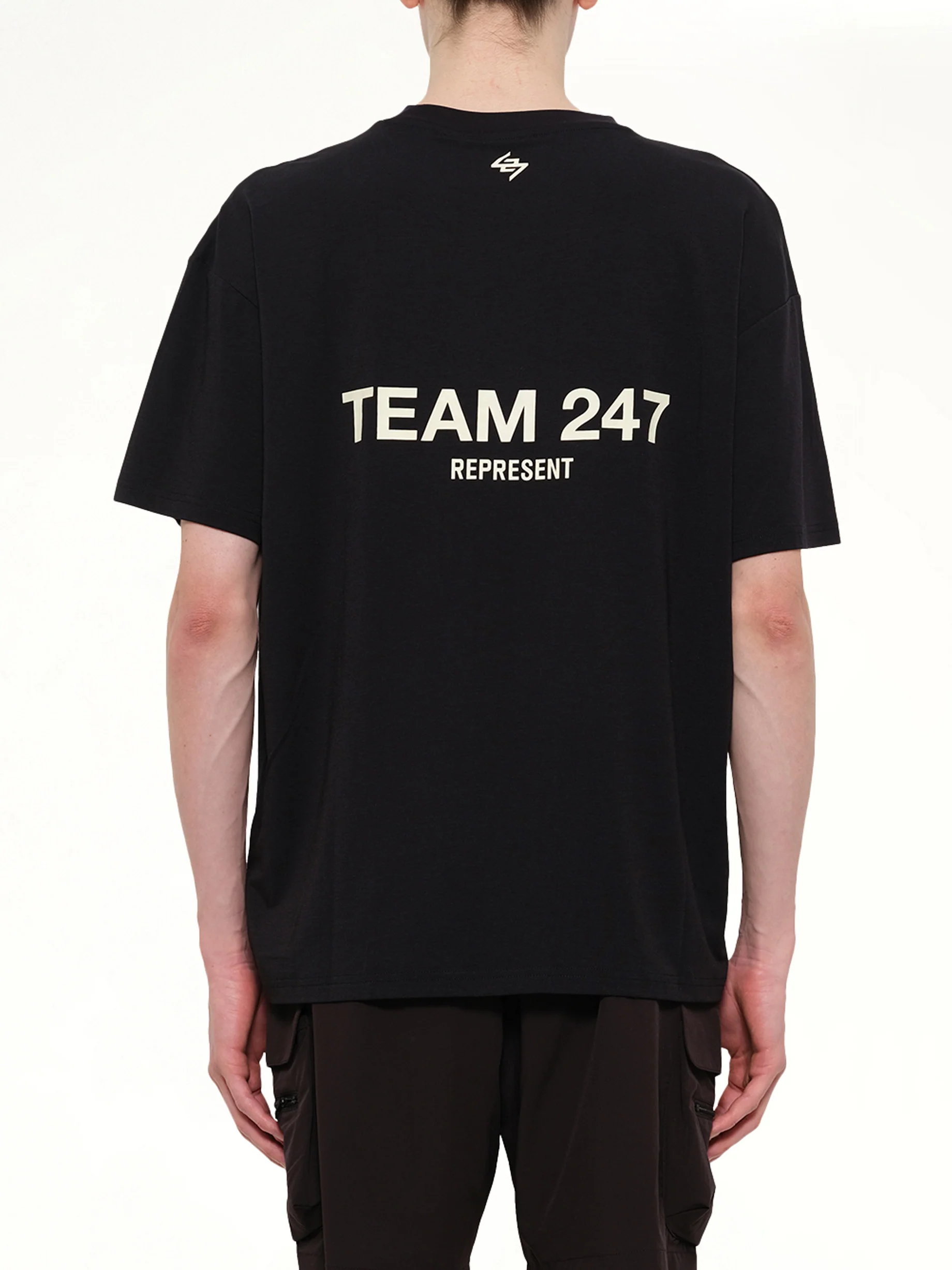 Team 247 Oversized T-Shirt in Jet Black - Image 5