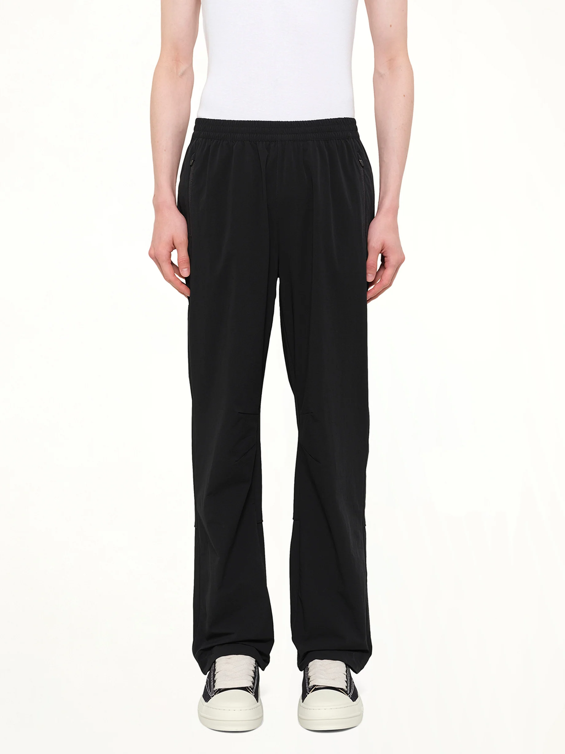 Team 247 Straight Leg Track Pant in Jet Black