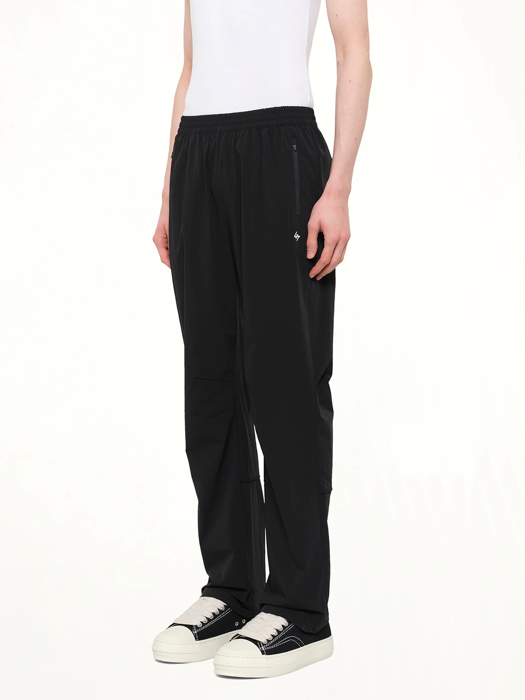 Team 247 Straight Leg Track Pant in Jet Black - Image 3