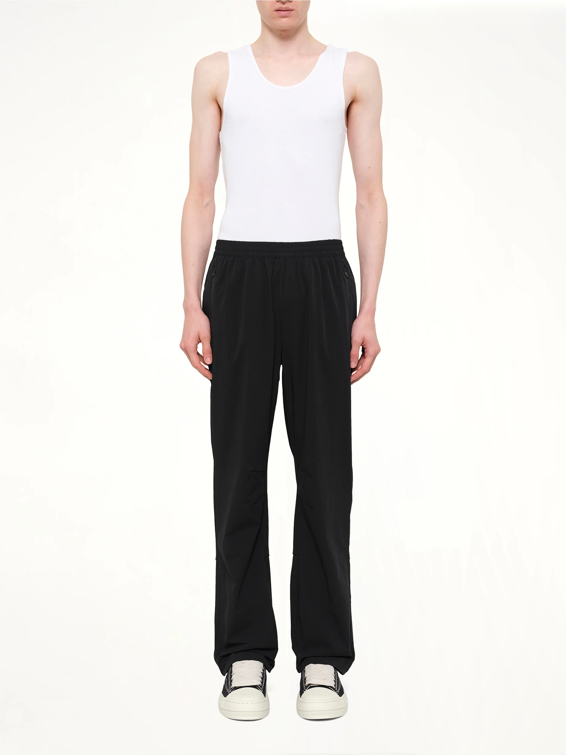 Team 247 Straight Leg Track Pant in Jet Black - Image 7
