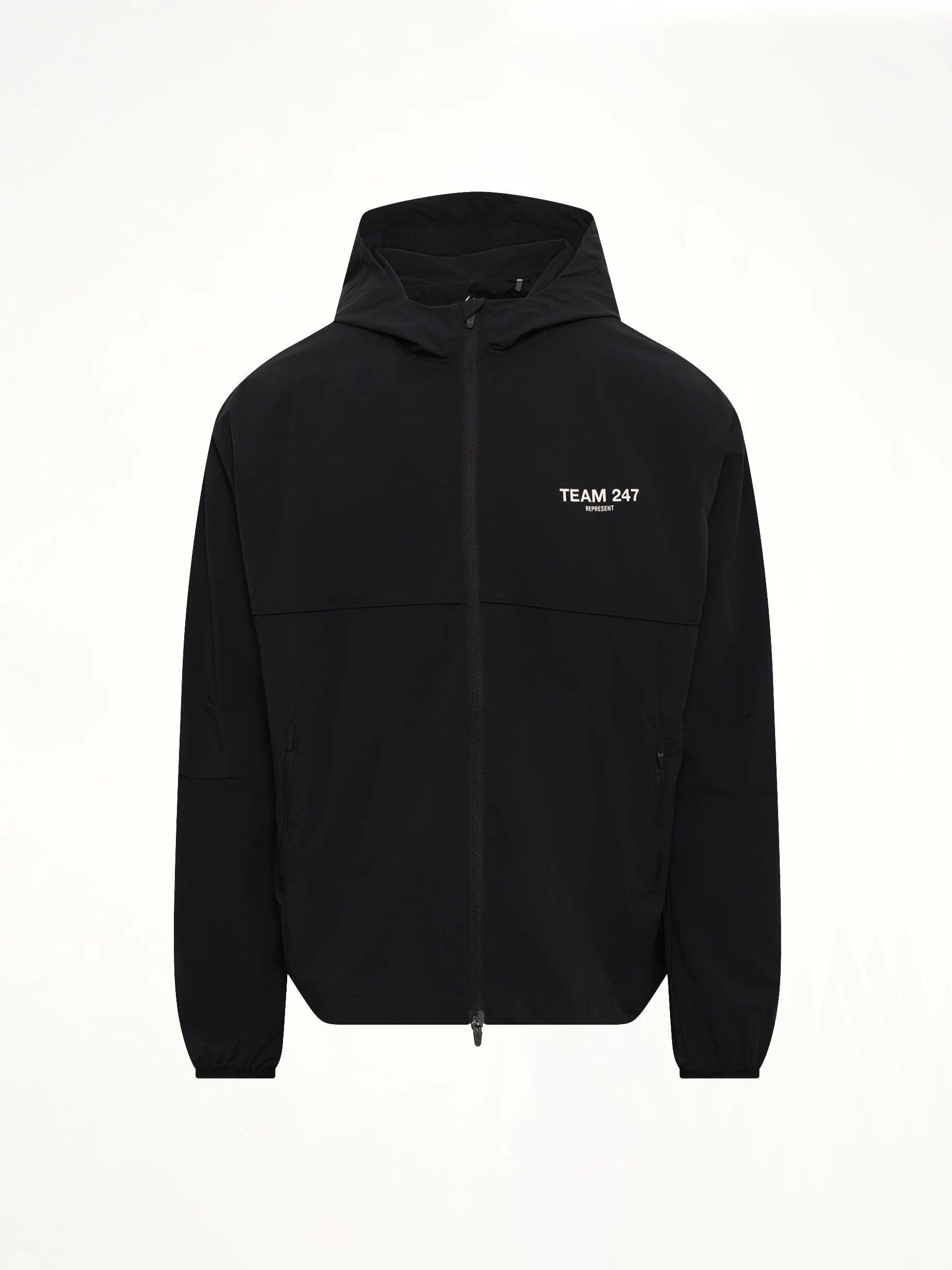 Team 247 Track Jacket in Jet Black - Image 2