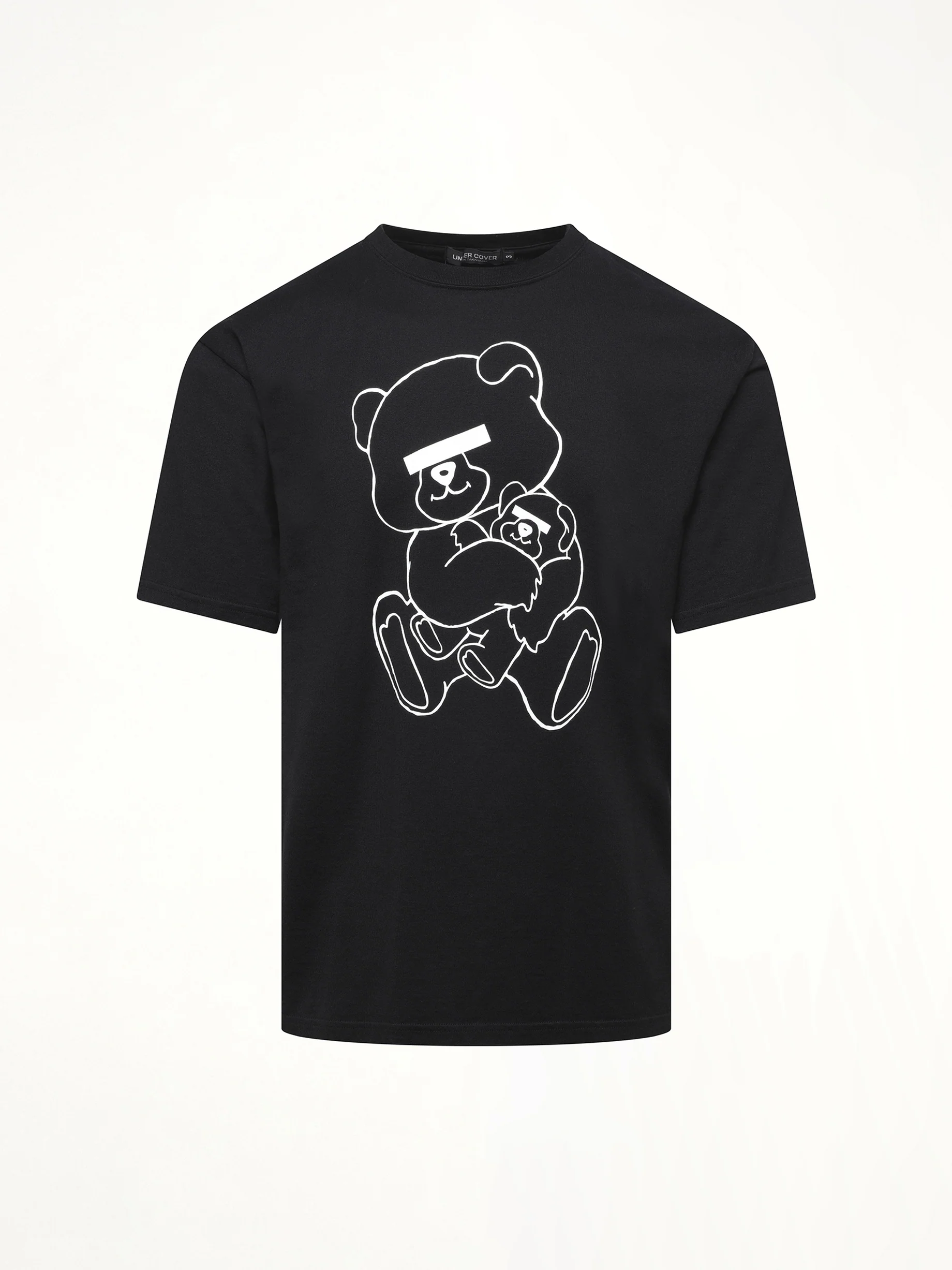 Teddy Bear Printed T-Shirt in Black - Image 2