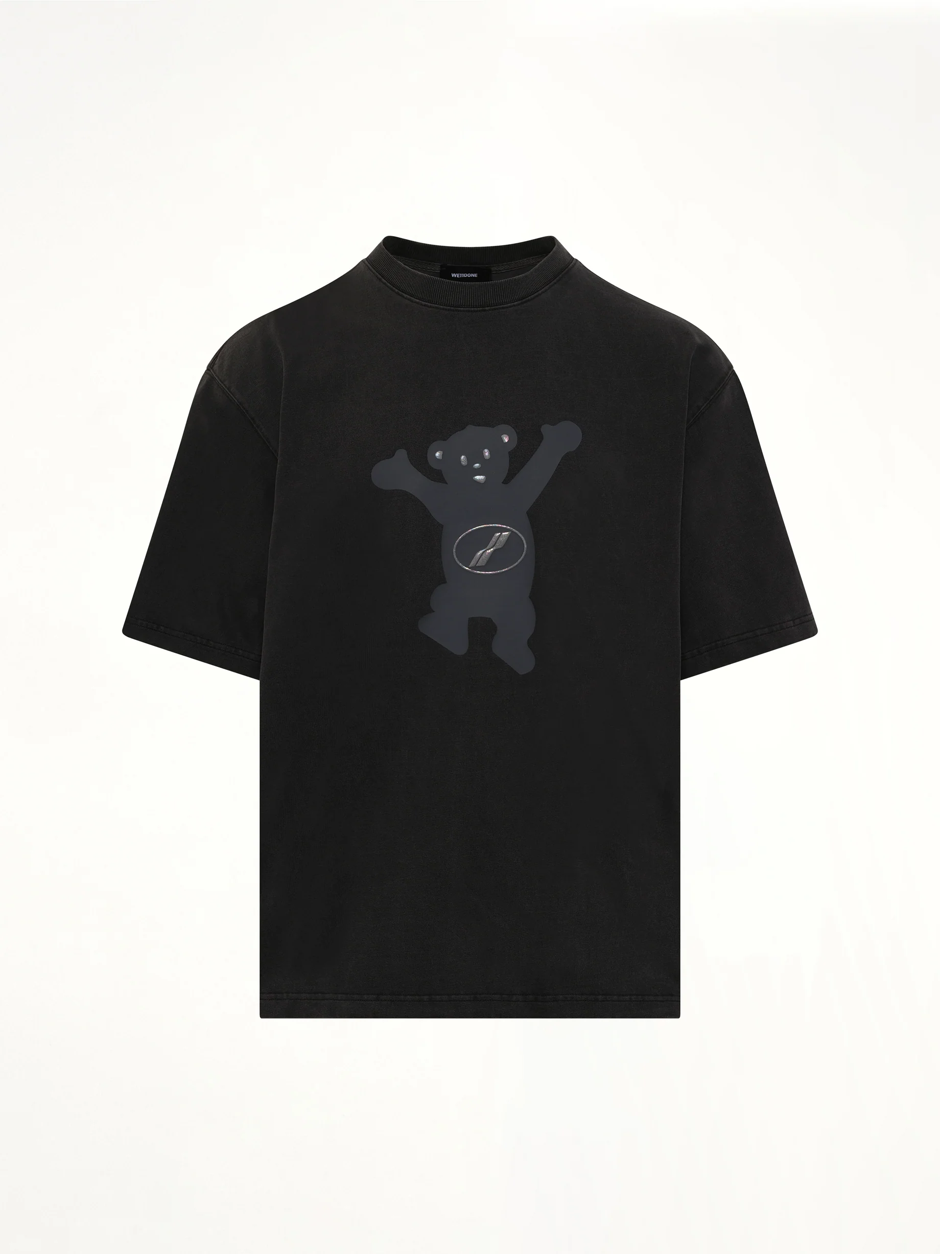 Teddy Logo T-Shirt in Charcoal - Image 2