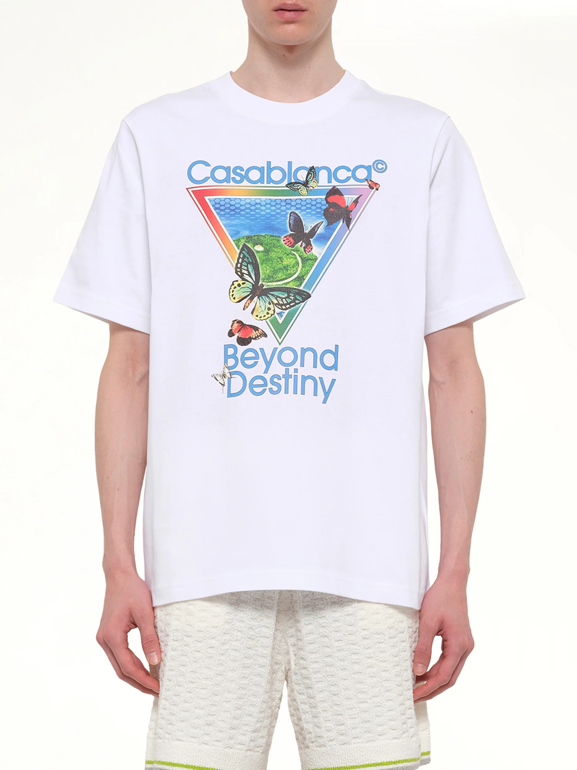 Tennis Club Icon Beyond Destiny Classic T-Shirt in White