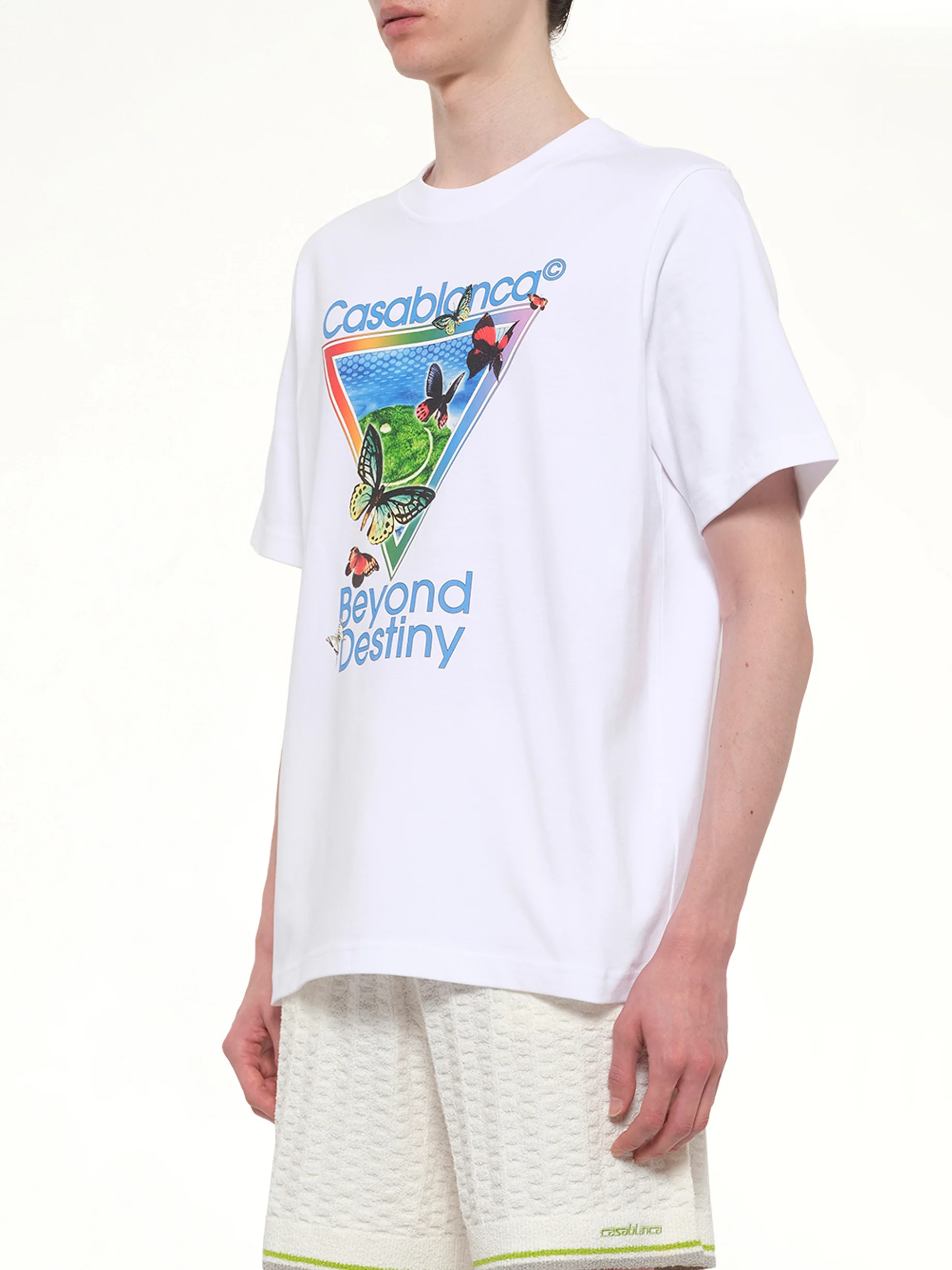 Tennis Club Icon Beyond Destiny Classic T-Shirt in White - Image 3