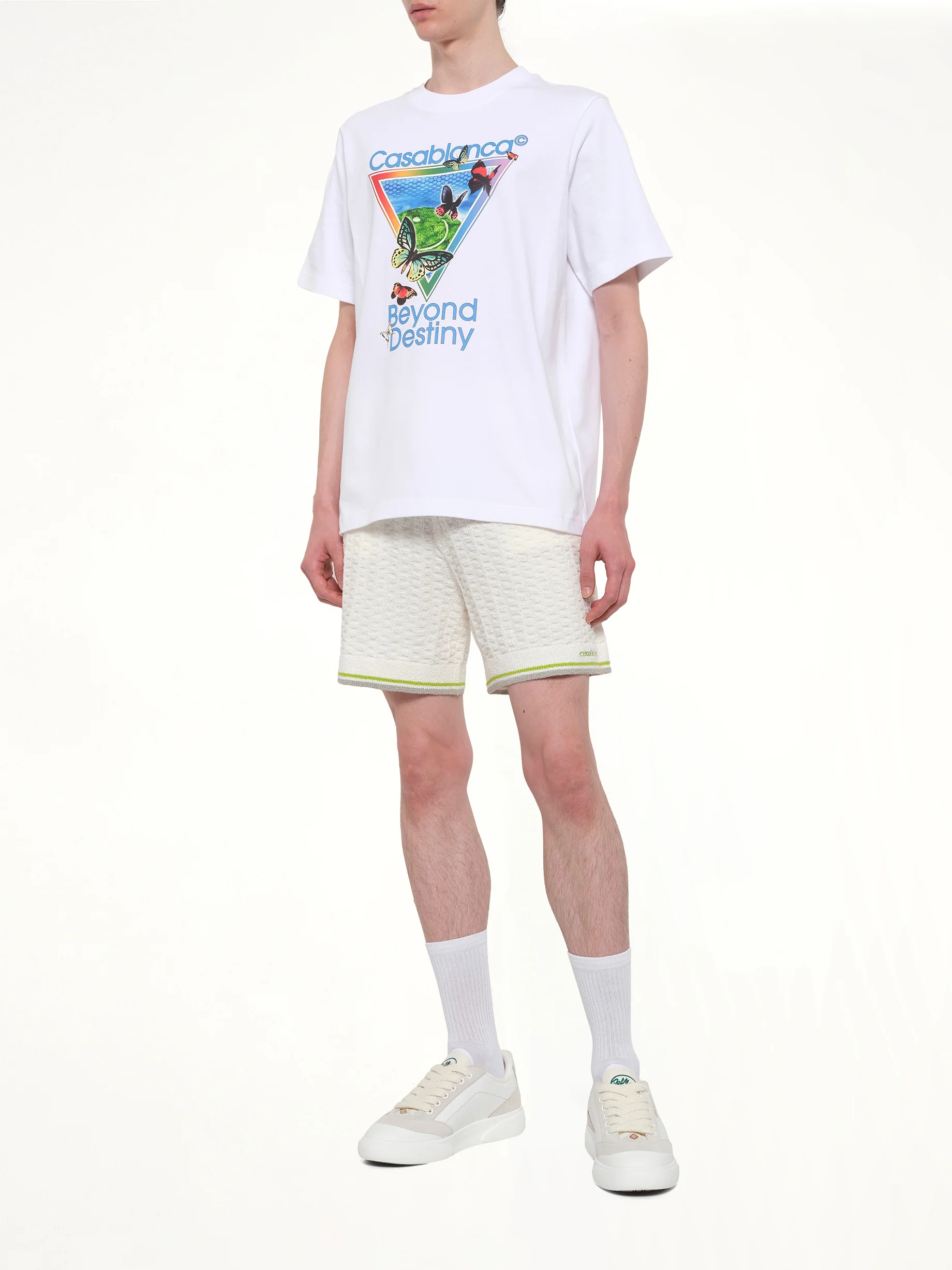Tennis Club Icon Beyond Destiny Classic T-Shirt in White - Image 4