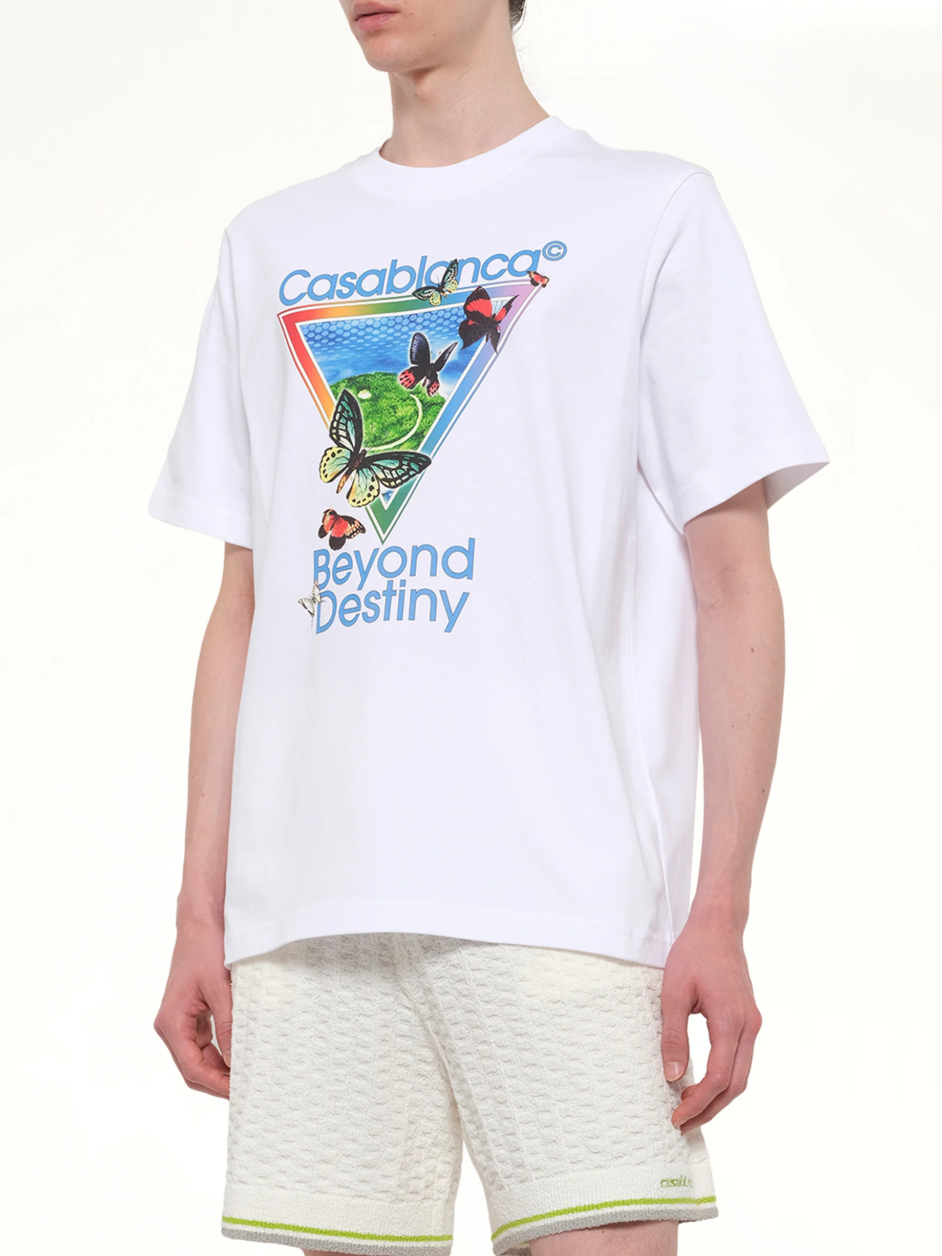 Tennis Club Icon Beyond Destiny Classic T-Shirt in White - Image 6