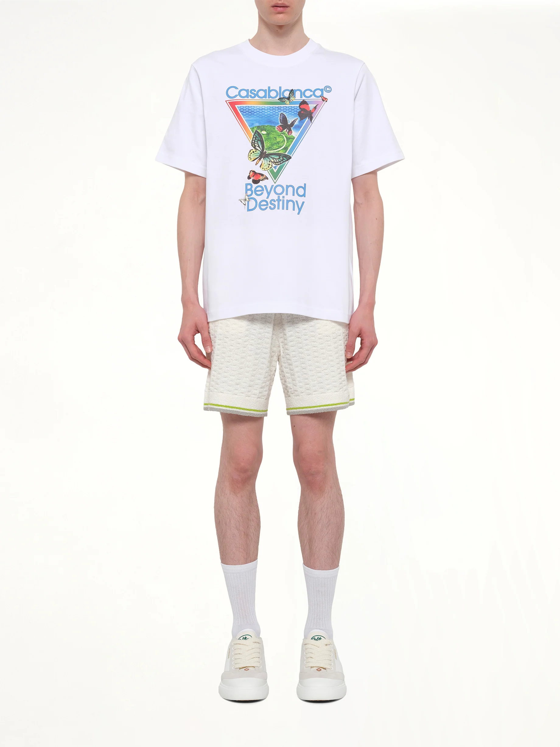 Tennis Club Icon Beyond Destiny Classic T-Shirt in White - Image 7