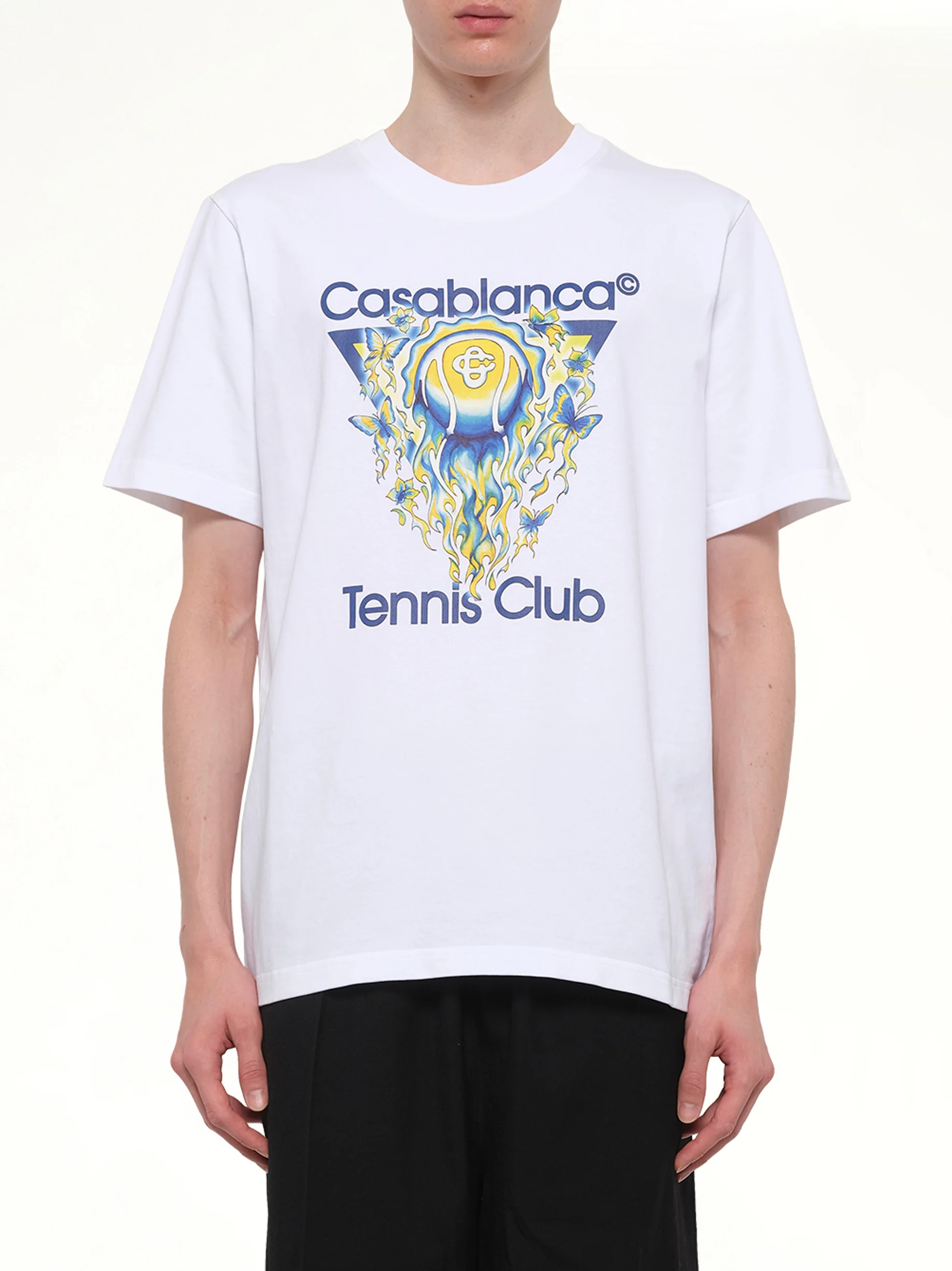 Tennis Club Icon Classic T-Shirt in White