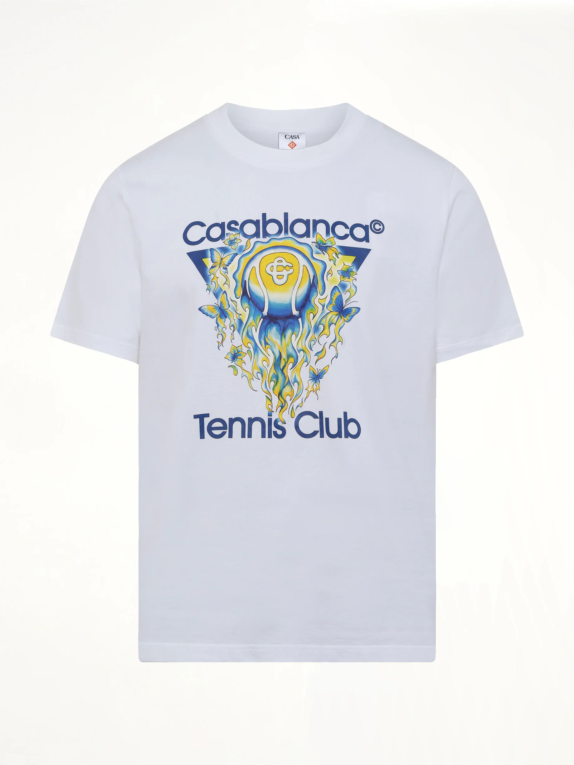 Tennis Club Icon Classic T-Shirt in White - Image 2