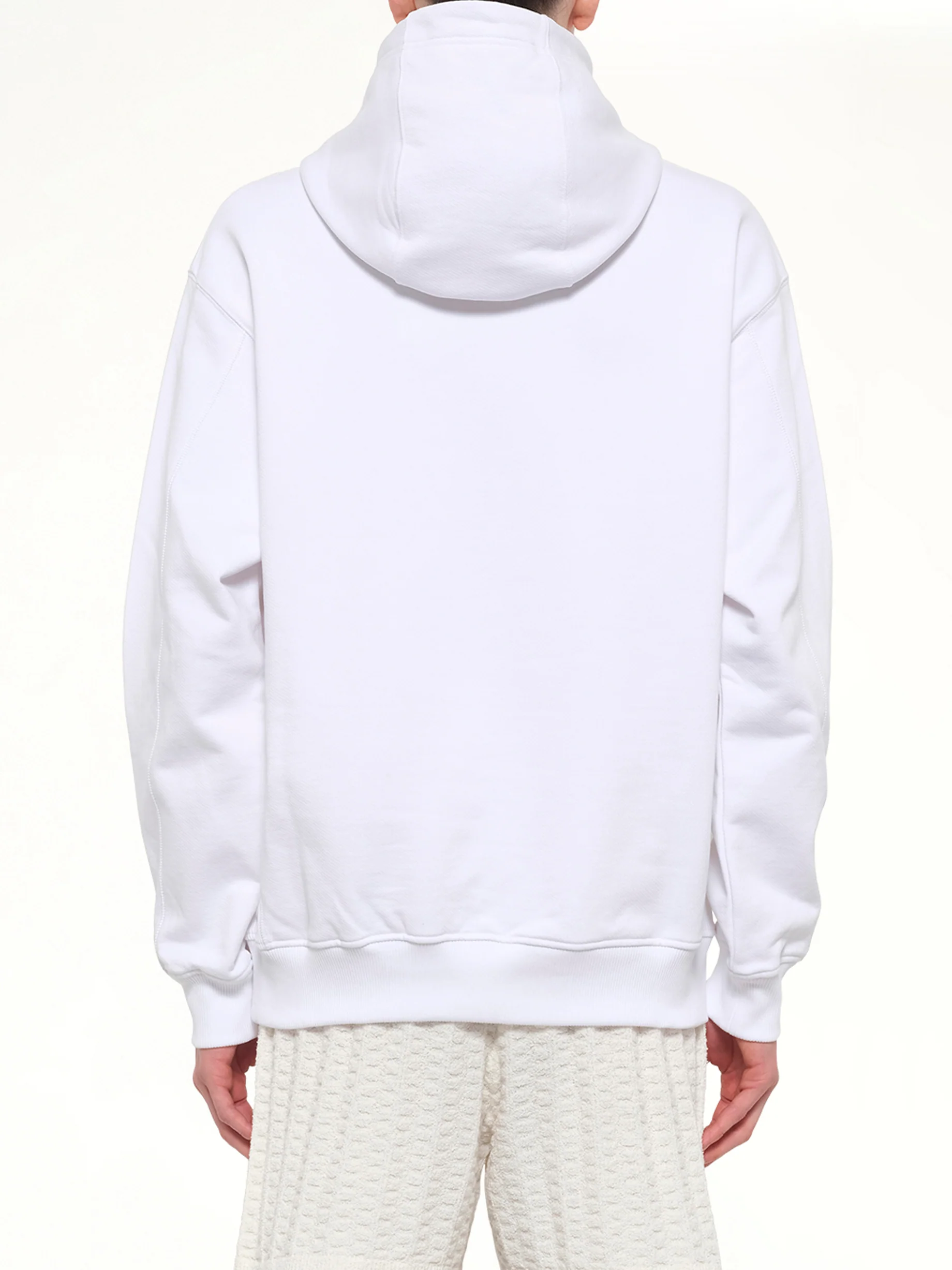 Tennis Club Icon Hoodie in Off White - Image 5