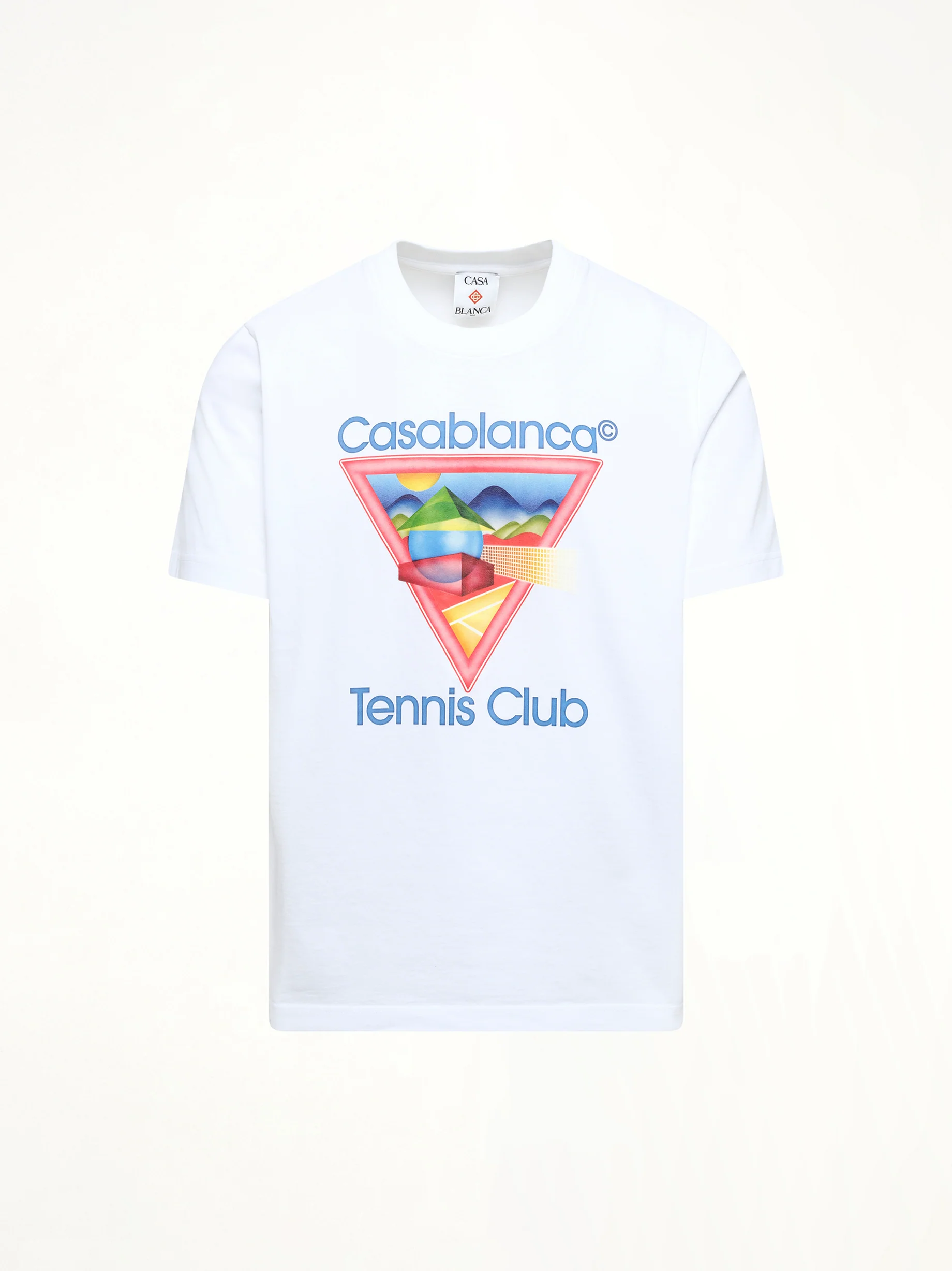 Tennis Club Icon T-Shirt in White - Image 2