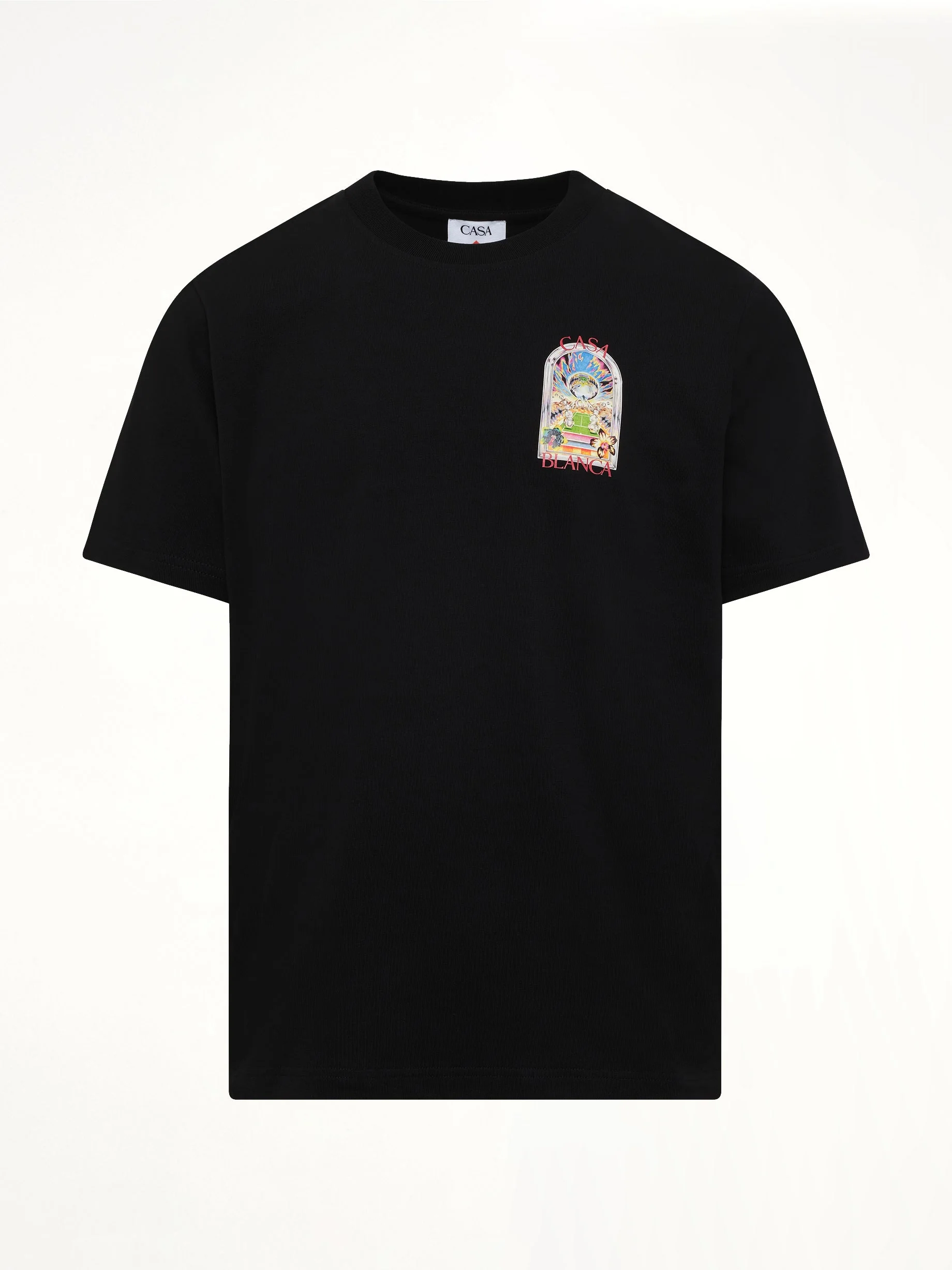 Tennis Landscape Classic T-Shirt in White - Image 2