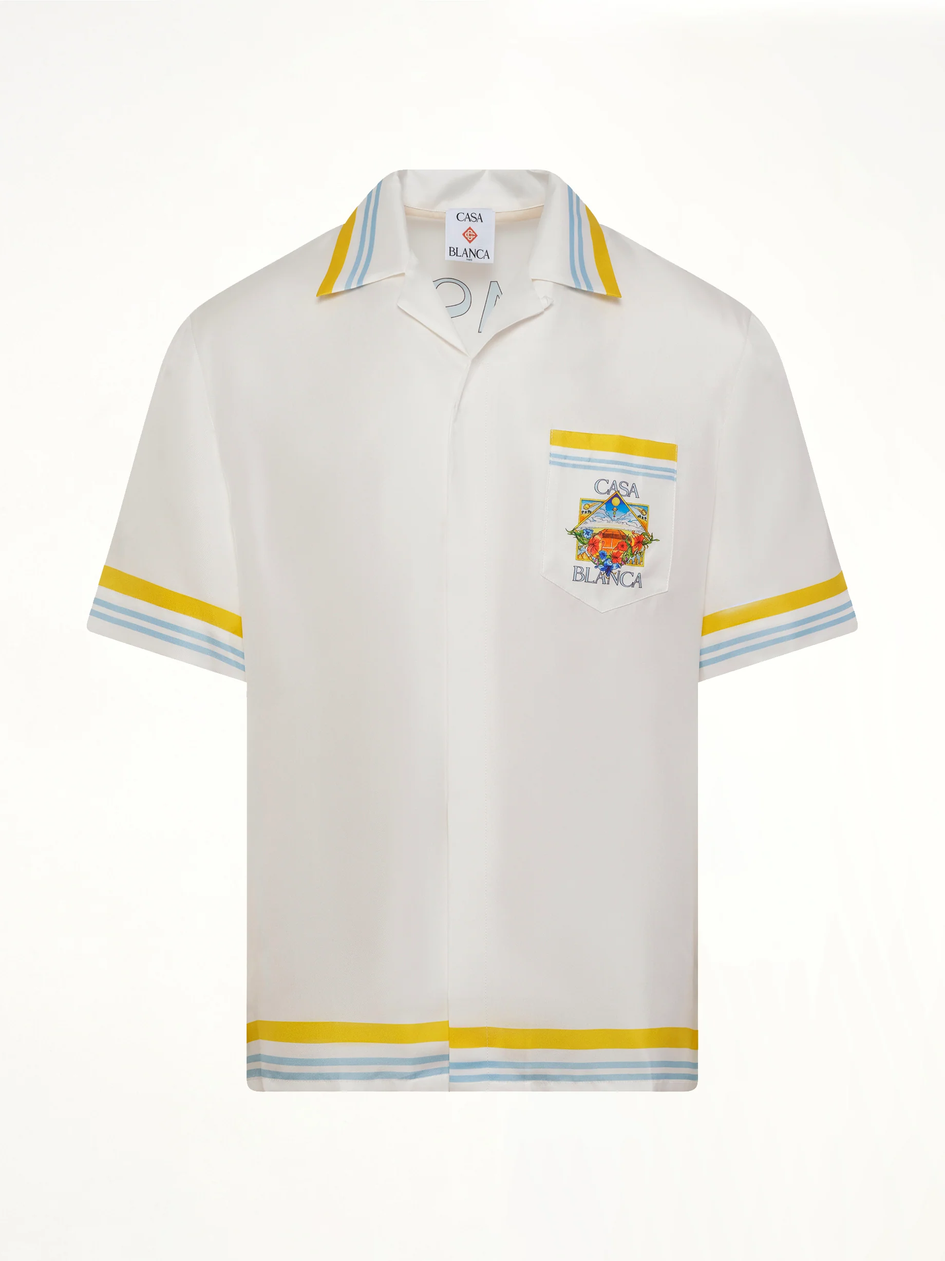 Tennis Landscape SS Shirt in White - Image 2