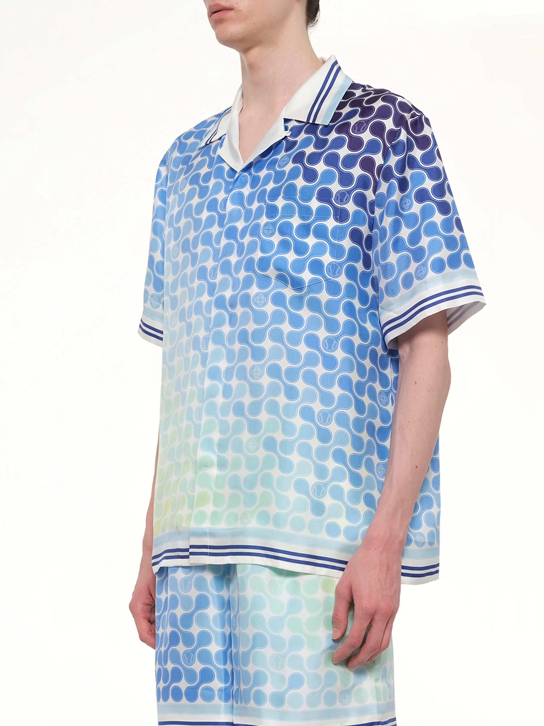 Tennis Tile SS Shirt in Multicolour - Image 3